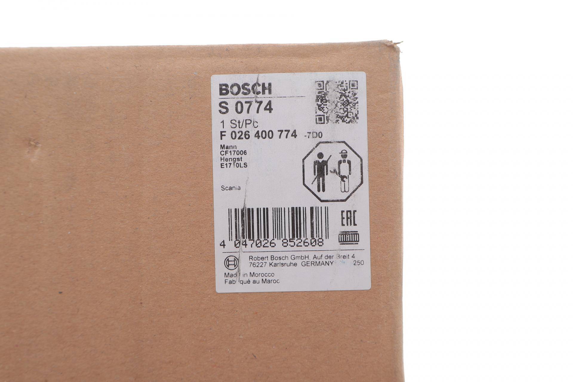 Фільтр повітряний Scania G/K-series/P/R/Touring 04-