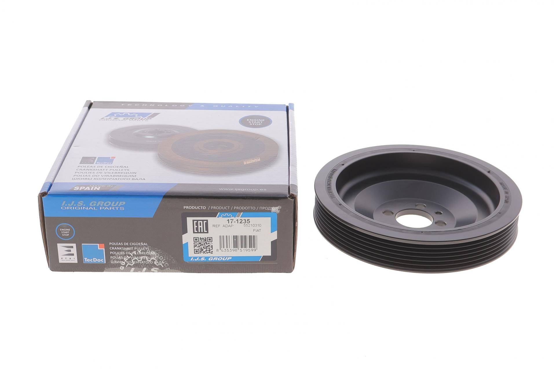 Шків колінвалу Opel Astra H/Vectra C/Zafira B 1.9CDTI 04-