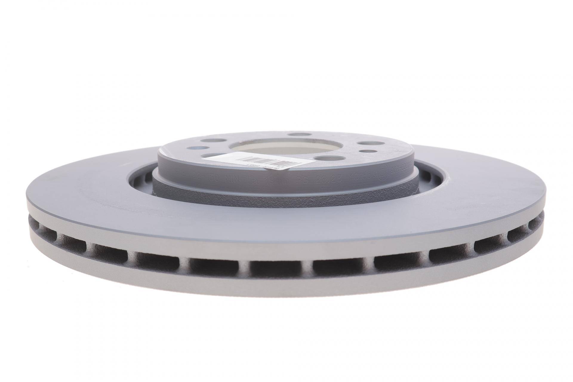 Диск гальмівний (передній) Audi A3/koda Octavia/VW Bora/Golf IV (280x22) 96-10 (з покриттям) (вентильований)