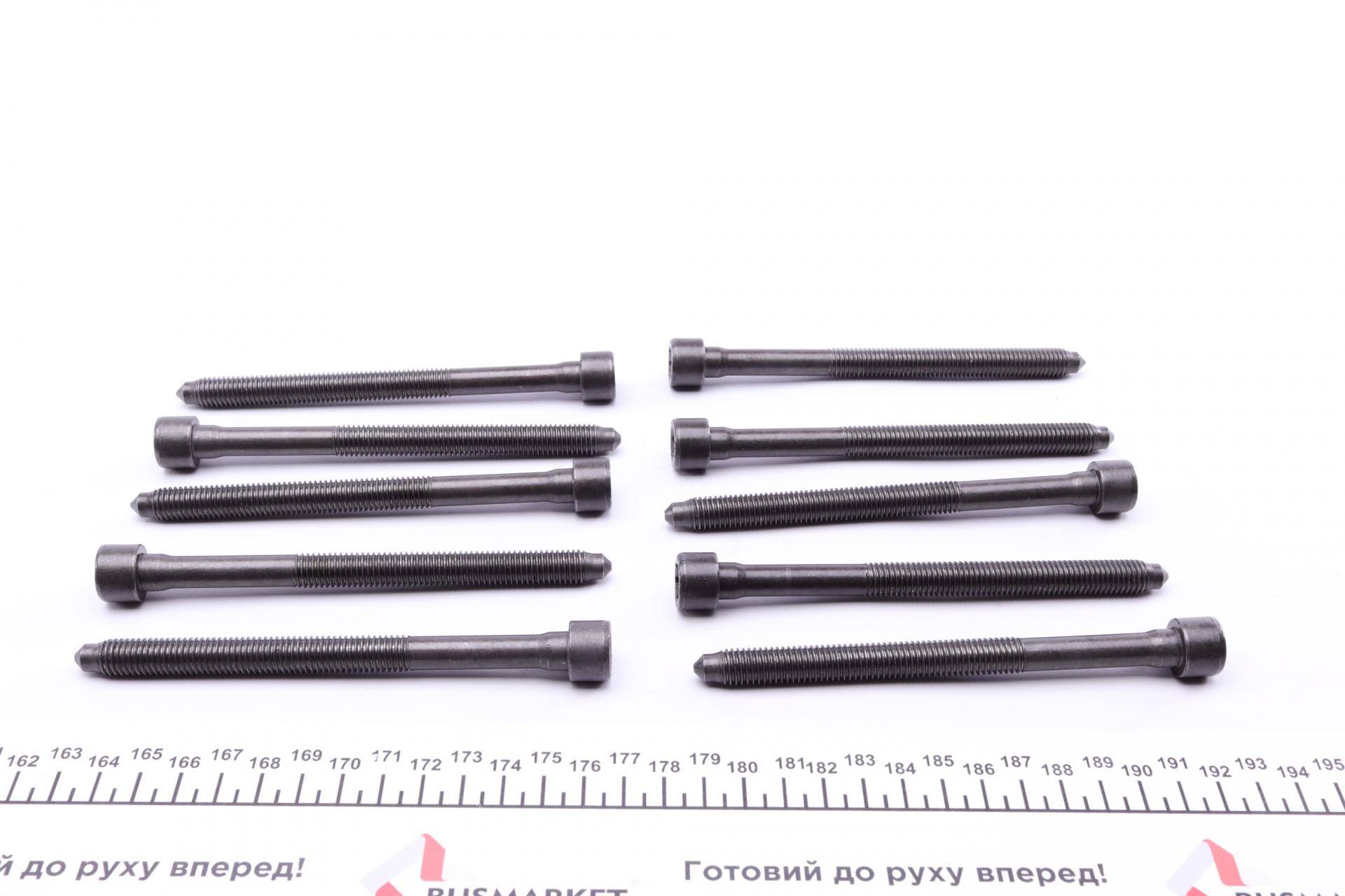 Болти головки (к-кт 10шт.) VW Golf V/Passat 2.0 FSI 04- (M10x1.5x129)