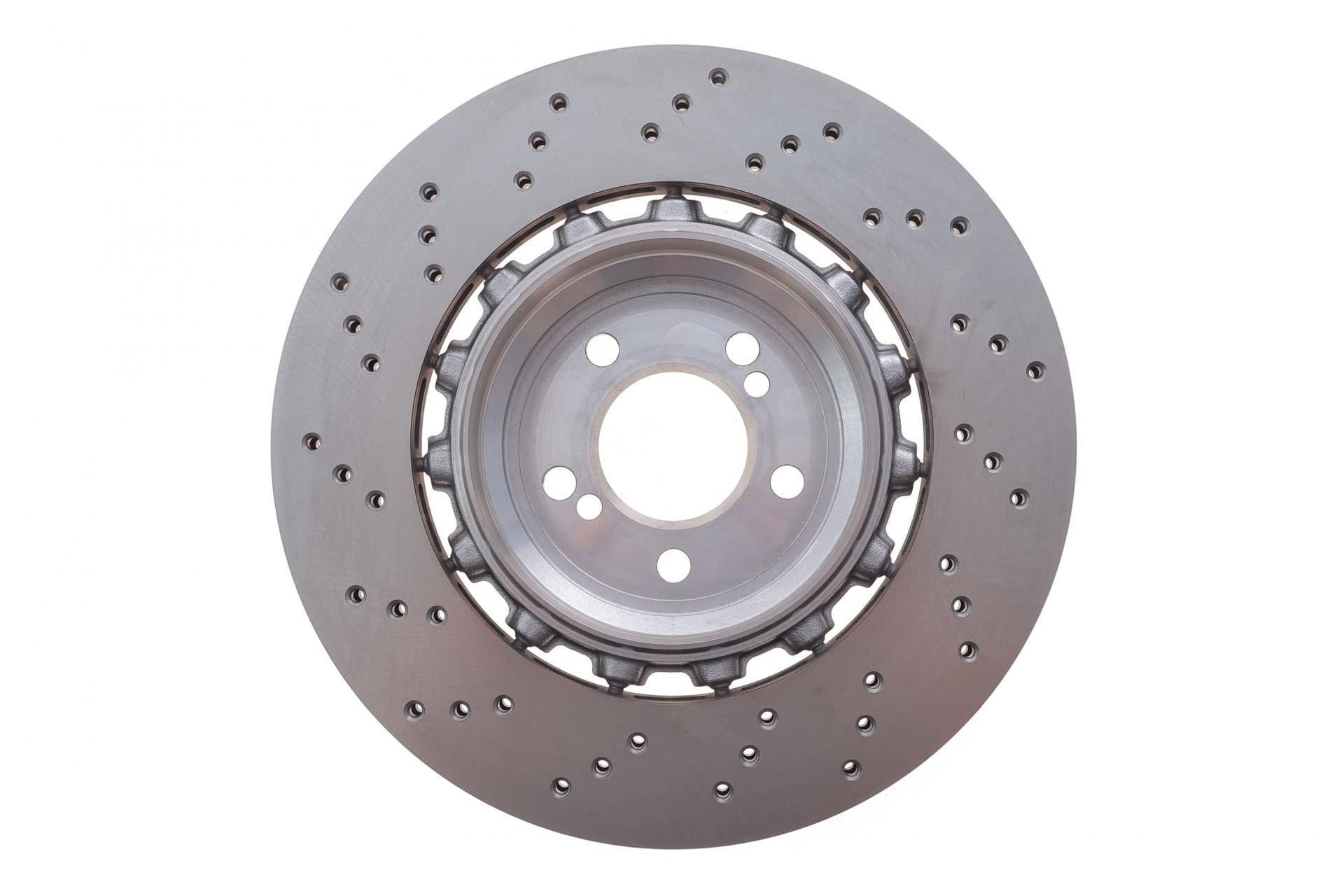 Диск гальмівний (задній) BMW M3 (F30/F80)/M4 (F82/F83) 14-20 (370x24) (R) (з покрит.) (вентил.) (з отворами)