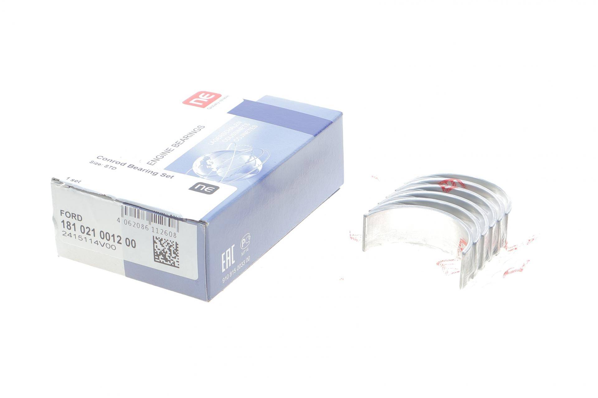 Вкладиші шатунні Ford Transit Connect 1.0 EcoBoost 13- (STD) = 6121610000