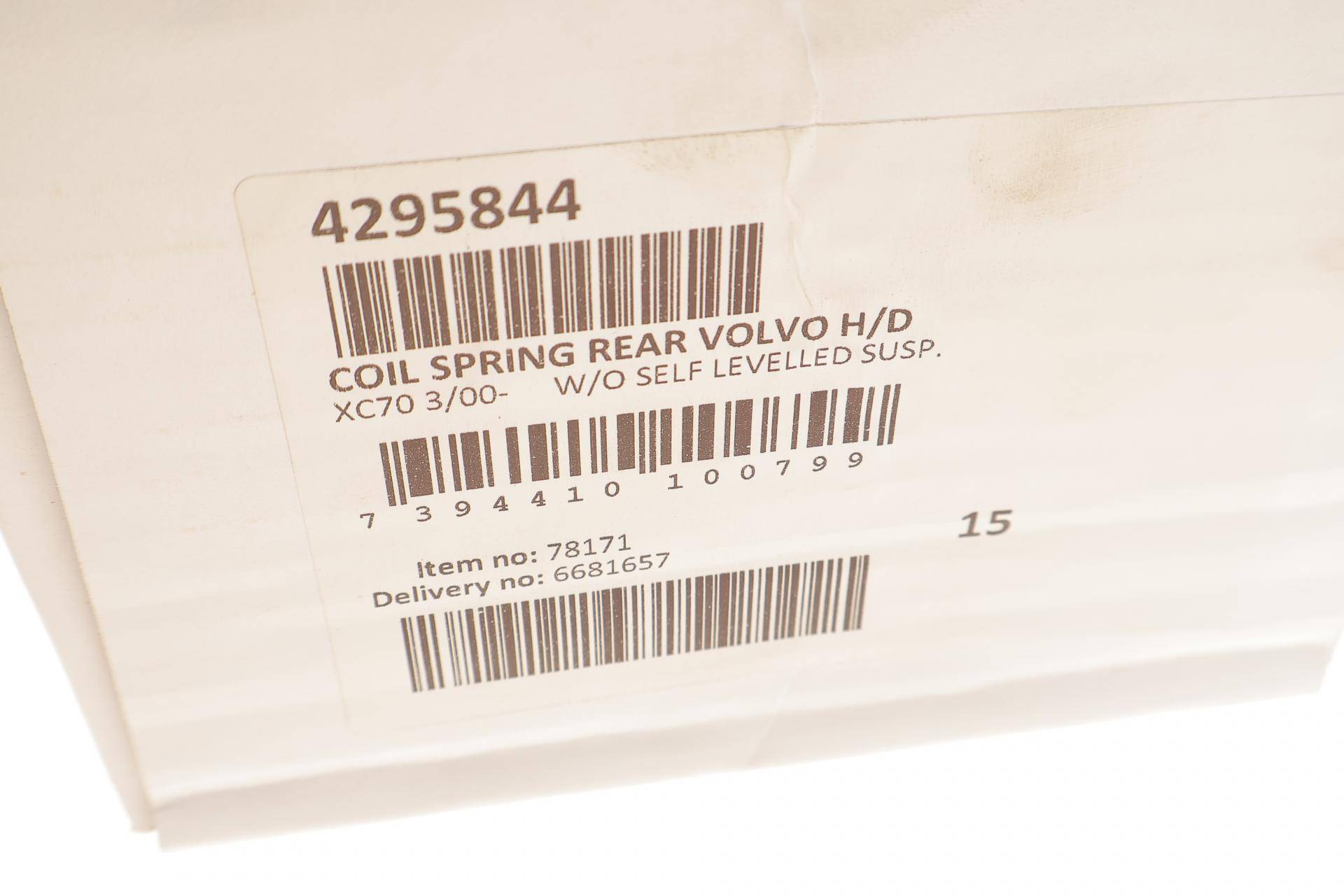 Пружина (задня) Volvo XC70 2.4-2.5T 00-07 (унiв.) (без с-ми рег.дор.прос.) (крім:Four-C) (HD)