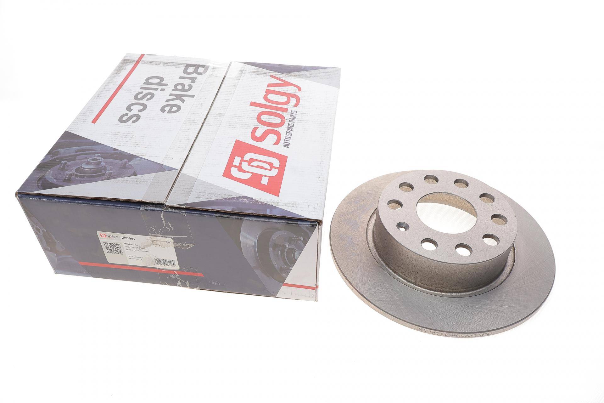 Диск гальмівний (задній) VW Caddy 04-15 (253x10)