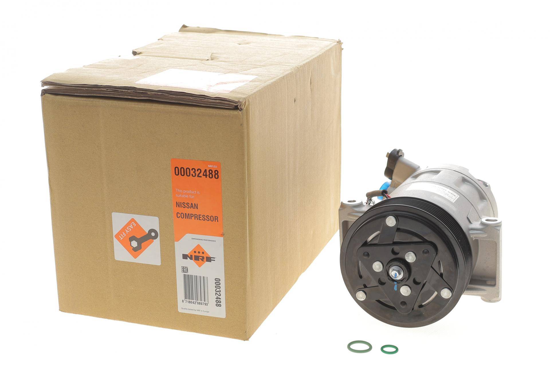 Компресор кондиціонера Nissan Qashqai/X-trail 1.6D/2.0D 07-13 (7PK/d=115mm)