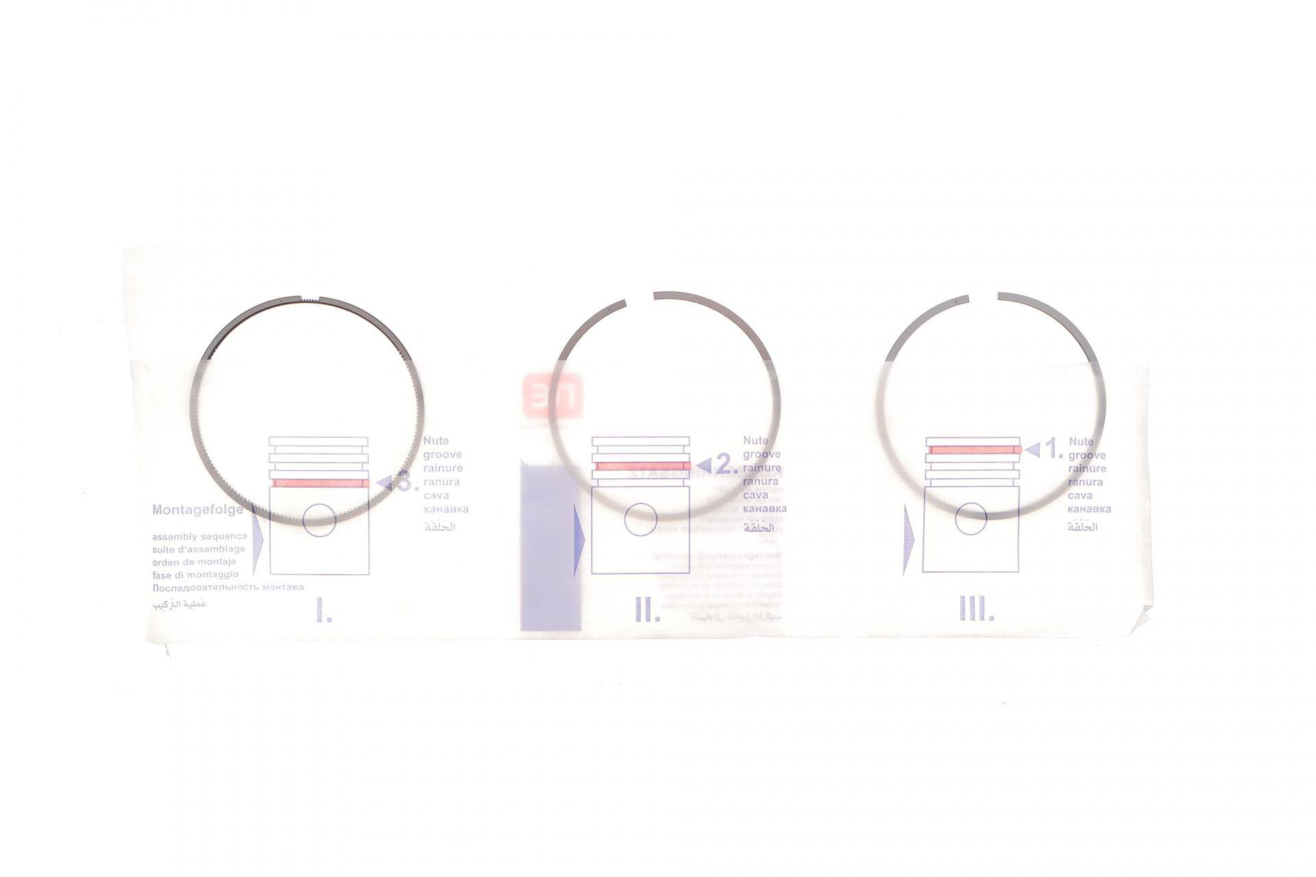 Кільця поршневі VW Caddy V 2.0 TDI 20- (81.00mm/STD) (1.5-1.5-2)