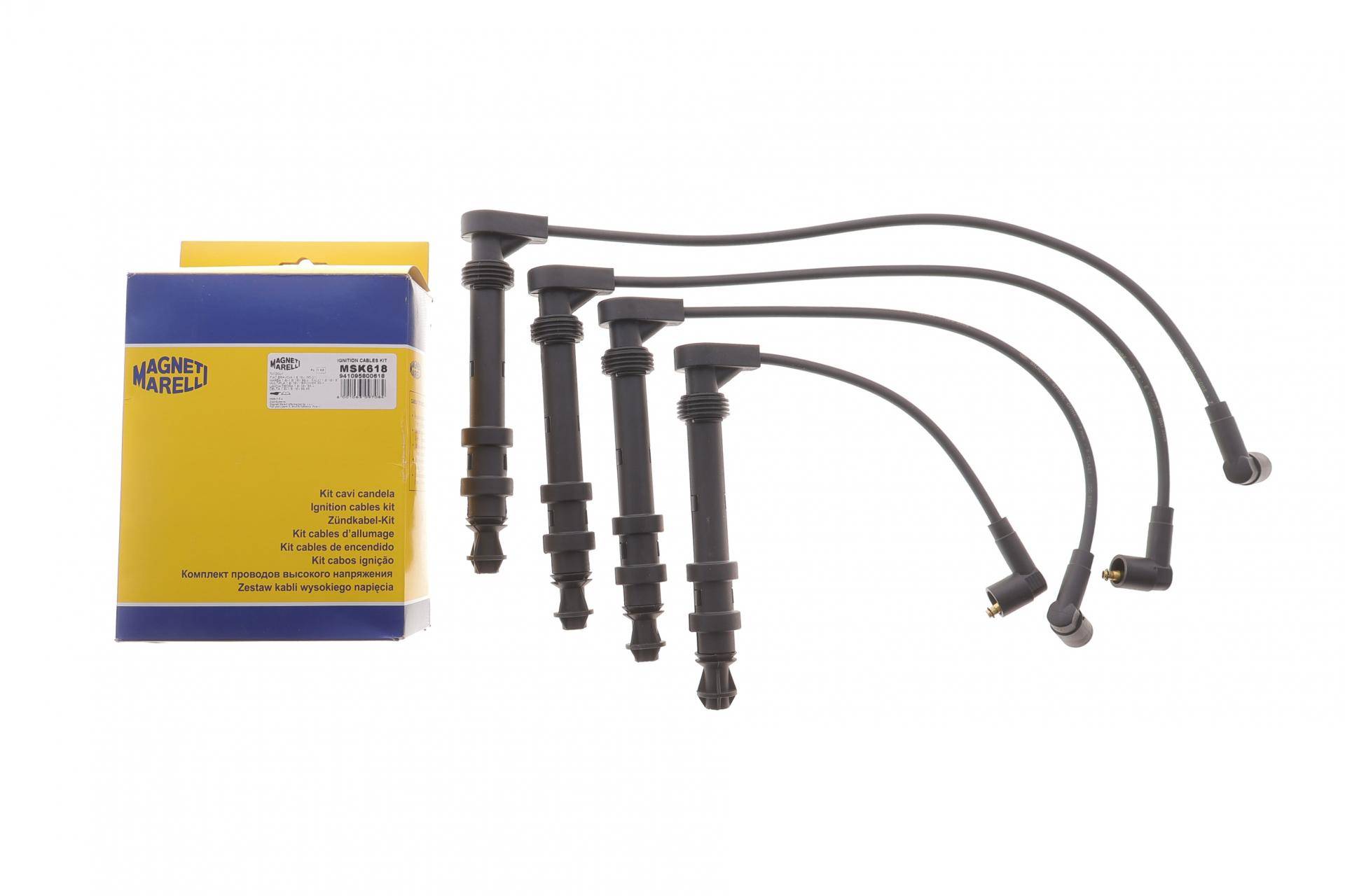 Проводи запалювання Fiat Doblo 1.6 16V 02- (к-кт) (високовольтні) (MSK618)