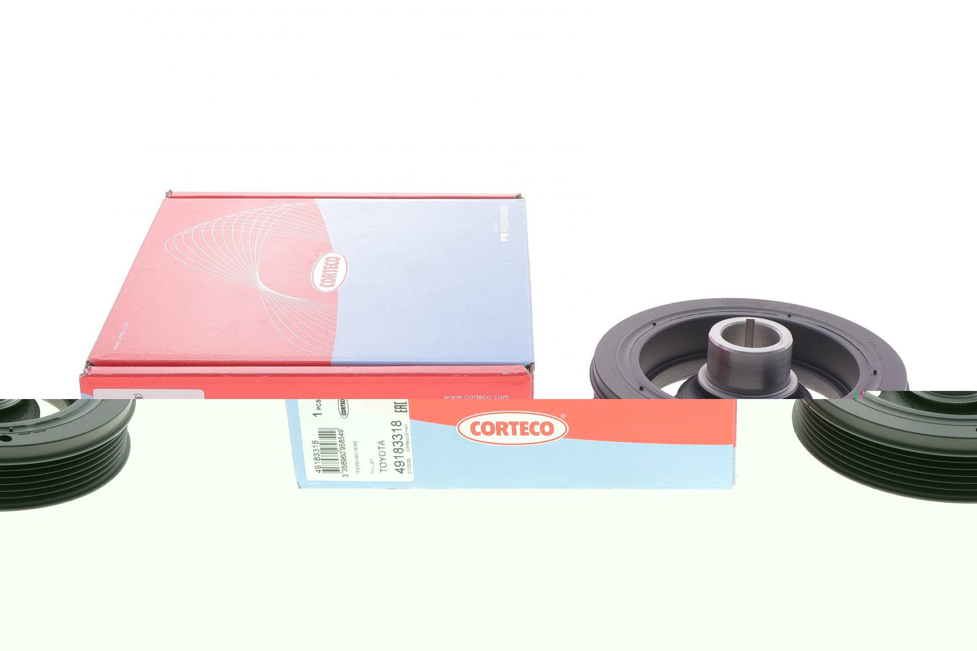 Шків колінвалу Toyota Corolla/Yaris 05-18