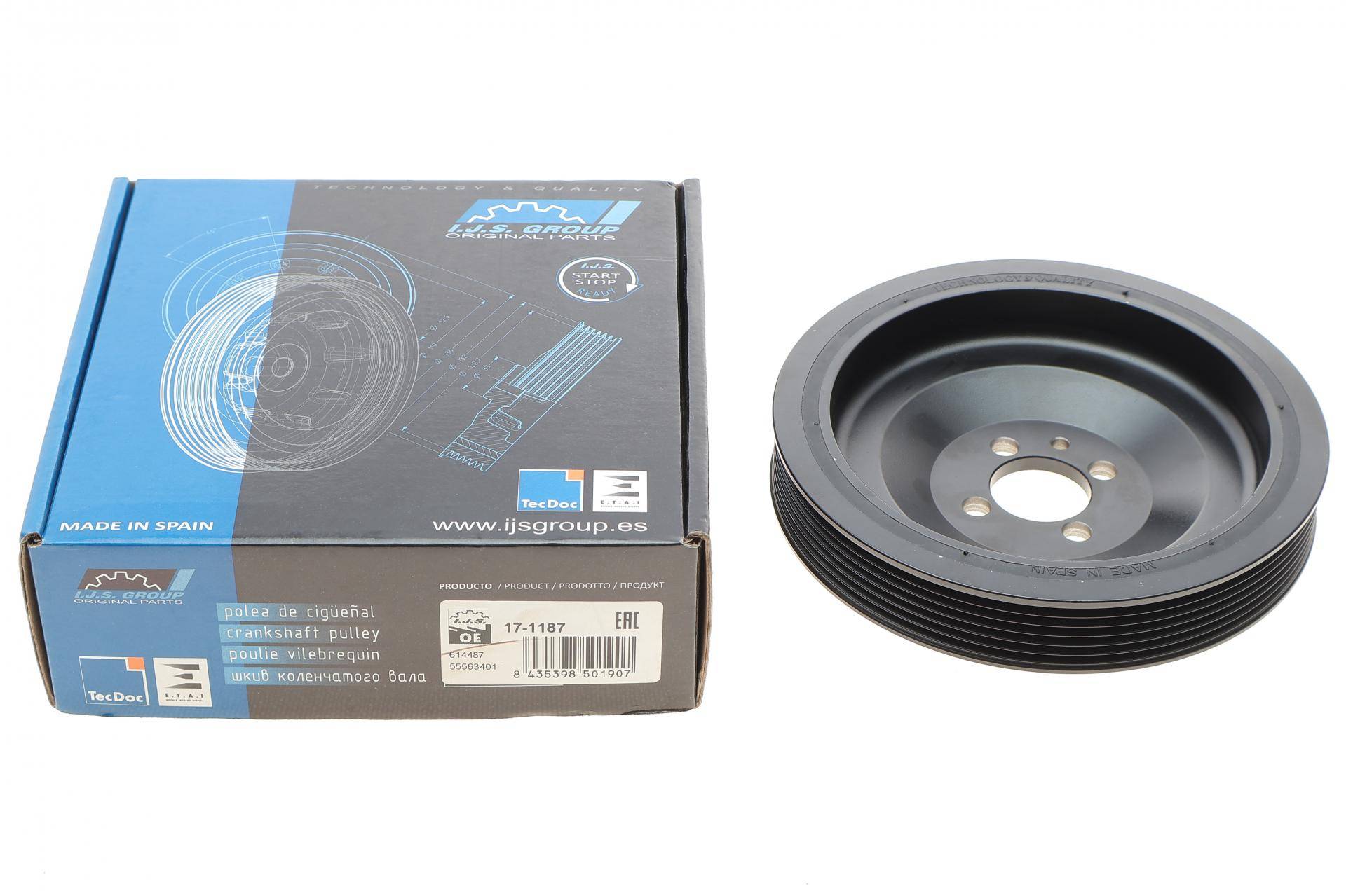 Шків колінвалу Opel Insignia A/Astra J 2.0CDTI 08-