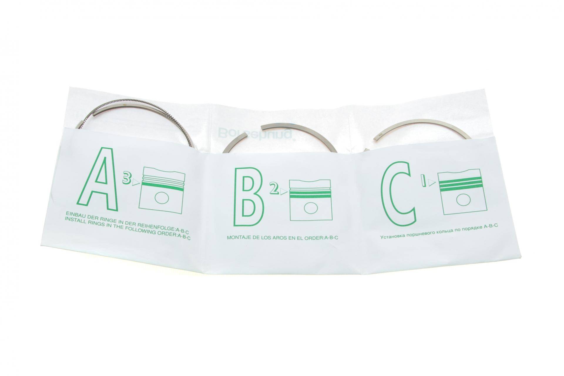 Кільця поршневі VW Passat/Golf 2.0FSI 04-14 (82.51mm/STD) (1.2-1.5-2) (OE VAG)