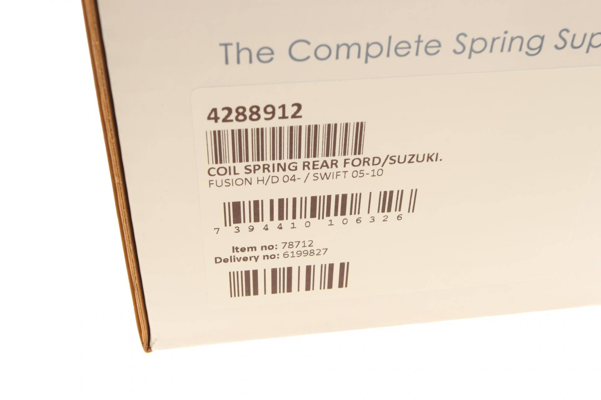 Пружина (задня) Suzuki Swift 1.3/DDiS/1.5 05- (хетч.)/Ford Fusion 1.25/1.4-1.6/TDCi 04-12 (ун./HD)