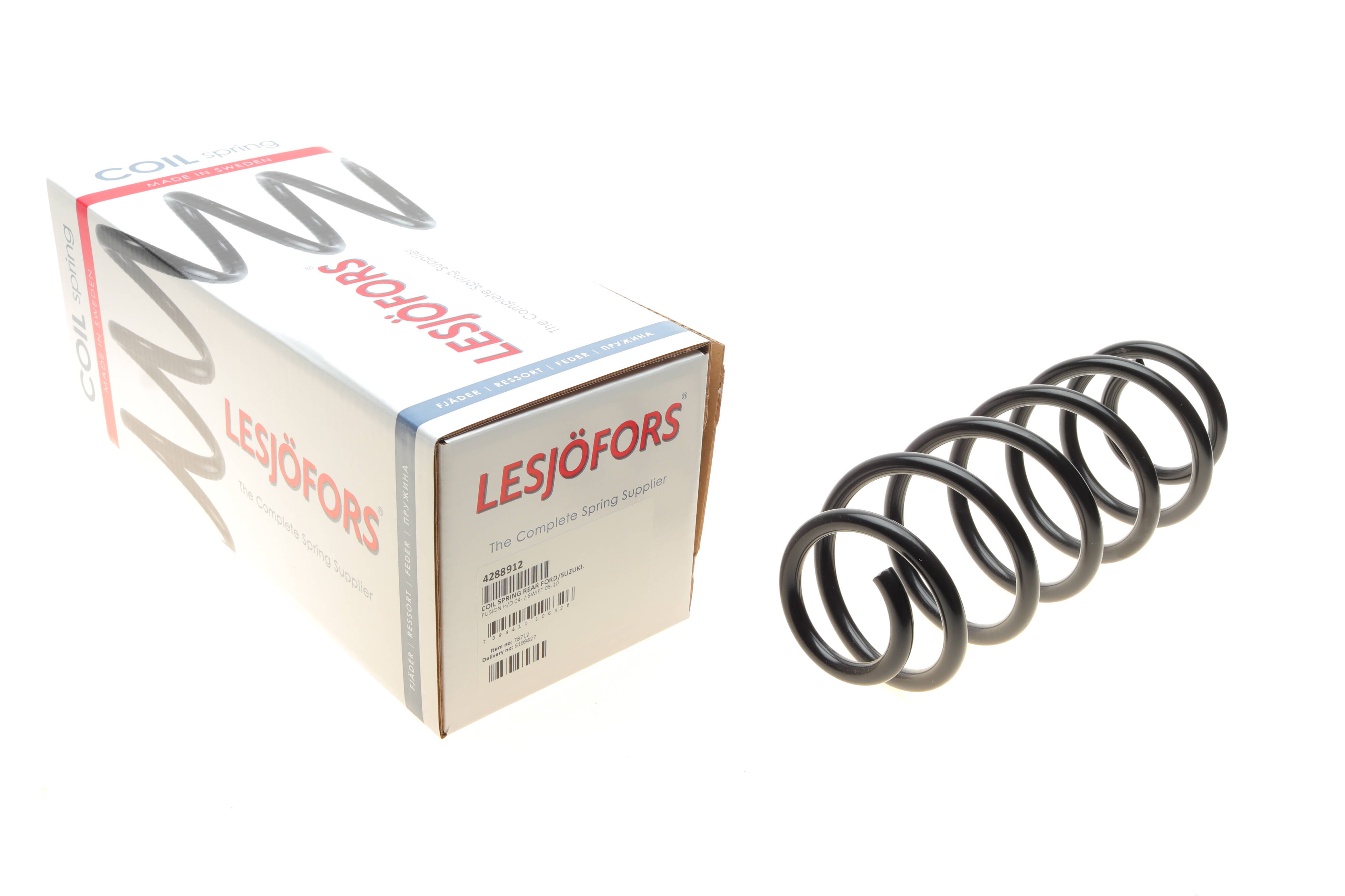 Пружина (задня) Suzuki Swift 1.3/DDiS/1.5 05- (хетч.)/Ford Fusion 1.25/1.4-1.6/TDCi 04-12 (ун./HD)