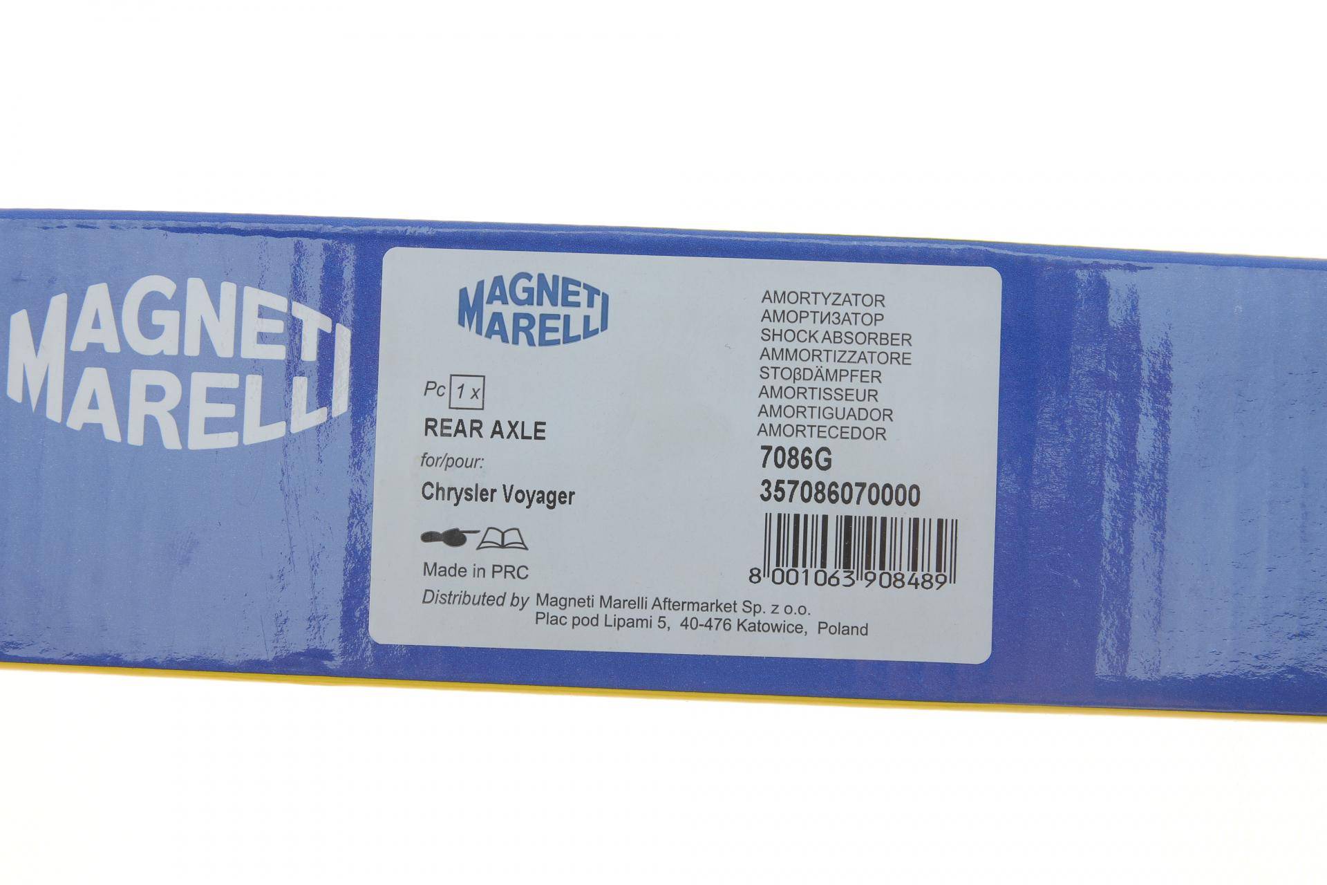 Амортизатор (задній) Chrysler Voyager 90-08