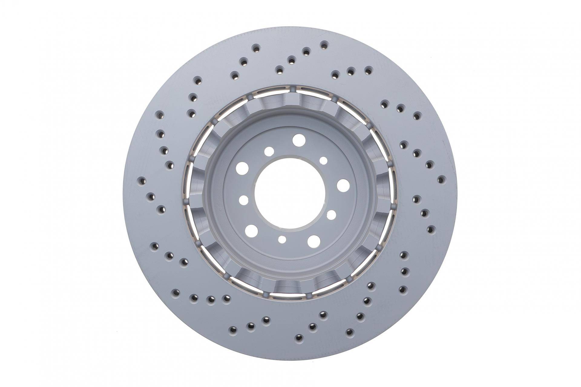 Диск гальмівний (передній) (R) BMW M3 (E46) 00-16 (345x28)) (з покриттям) (з отворами) (вент)