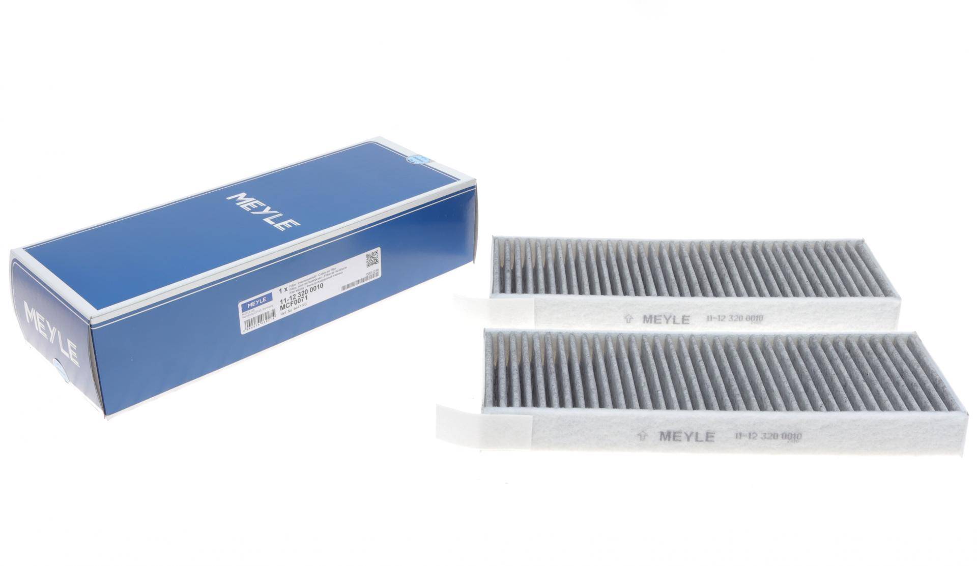 Фільтр салону Citroen Berlingo/Peugeot Partner 08- (к-кт 2шт.) (вугільний)