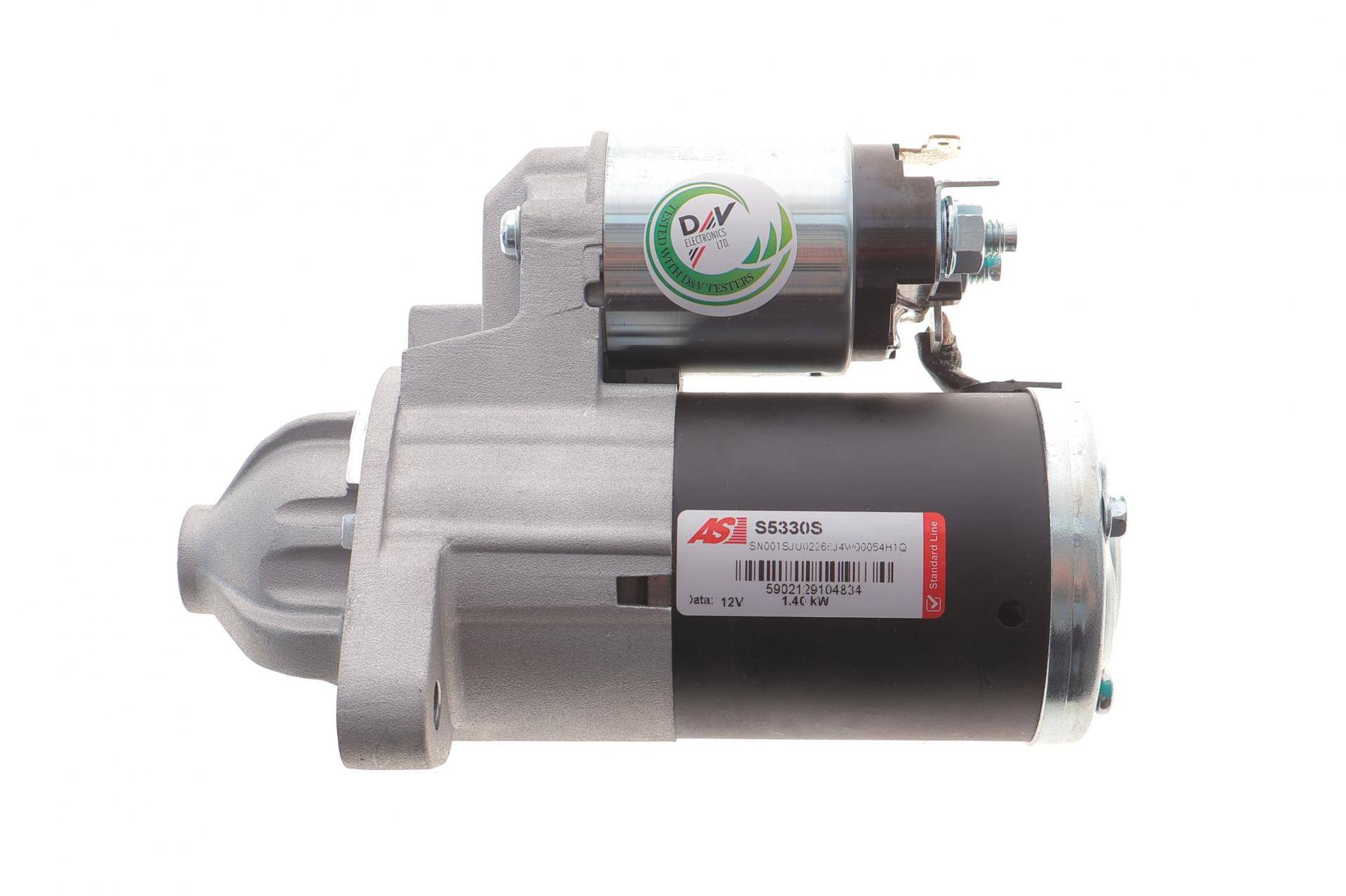 Стартер Mitsubishi Pajero 3.0-3.8 98- (12V/1.4kw) (z=8)