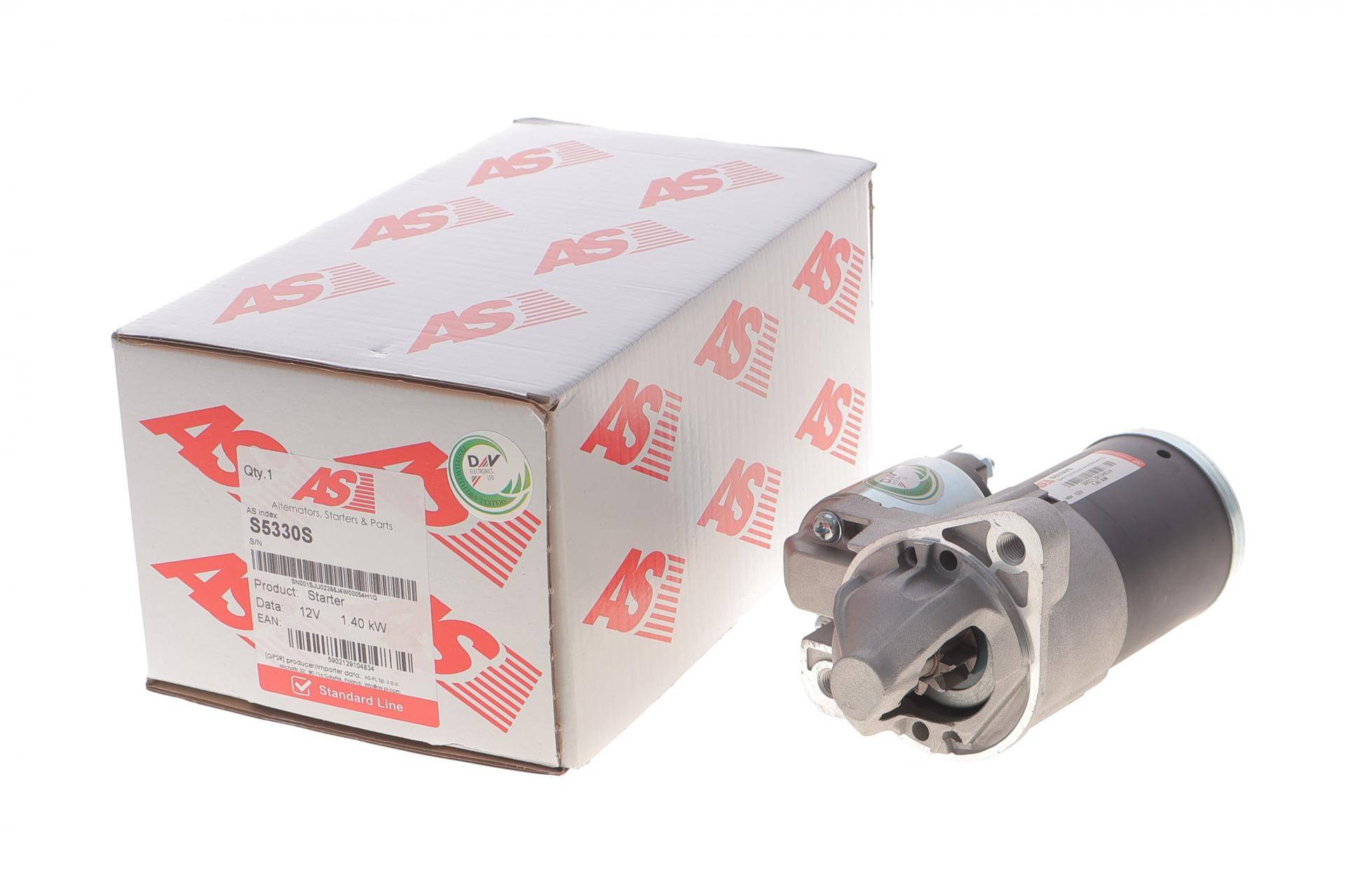 Стартер Mitsubishi Pajero 3.0-3.8 98- (12V/1.4kw) (z=8)