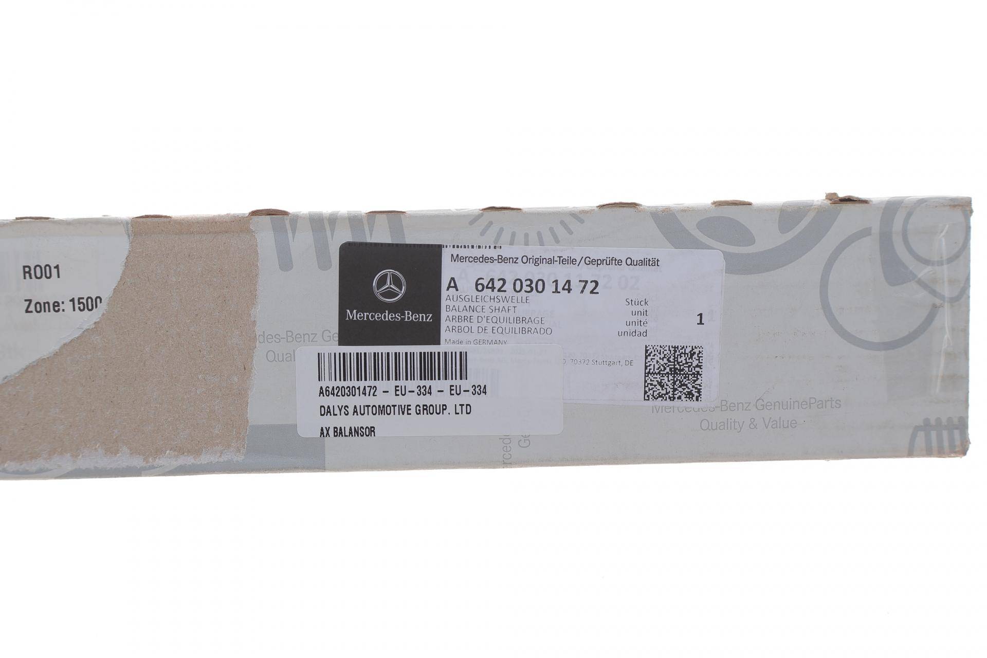 Вал балансувальний MB Sprinter 3.0CDI (OM642) 06- (для подвійного ланцюга)