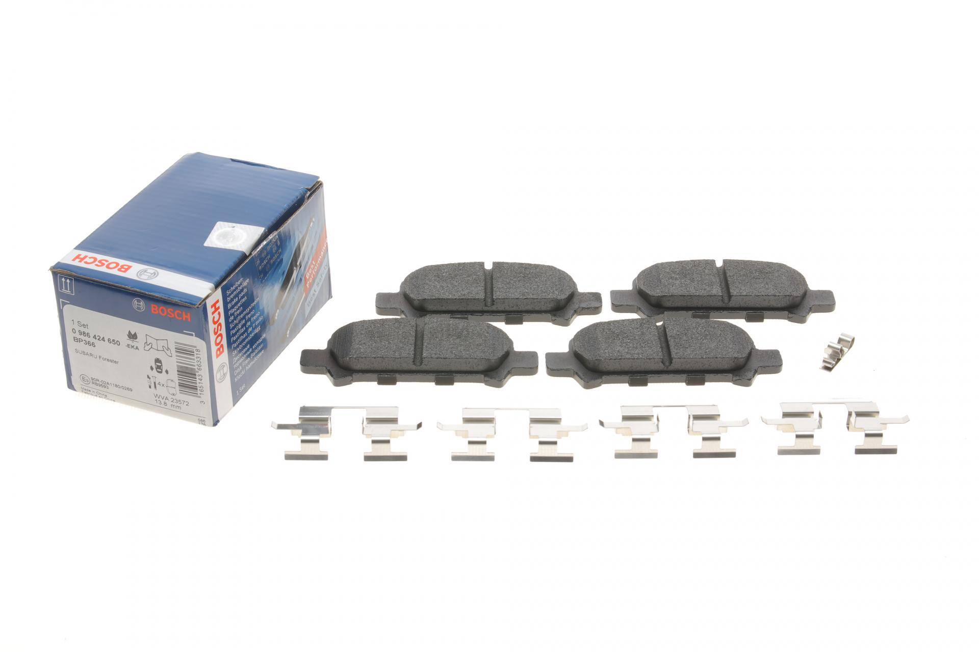 Колодки гальмівні (задні) Subaru Impreza/Outback/Forester 95-09 (Sumitomo)