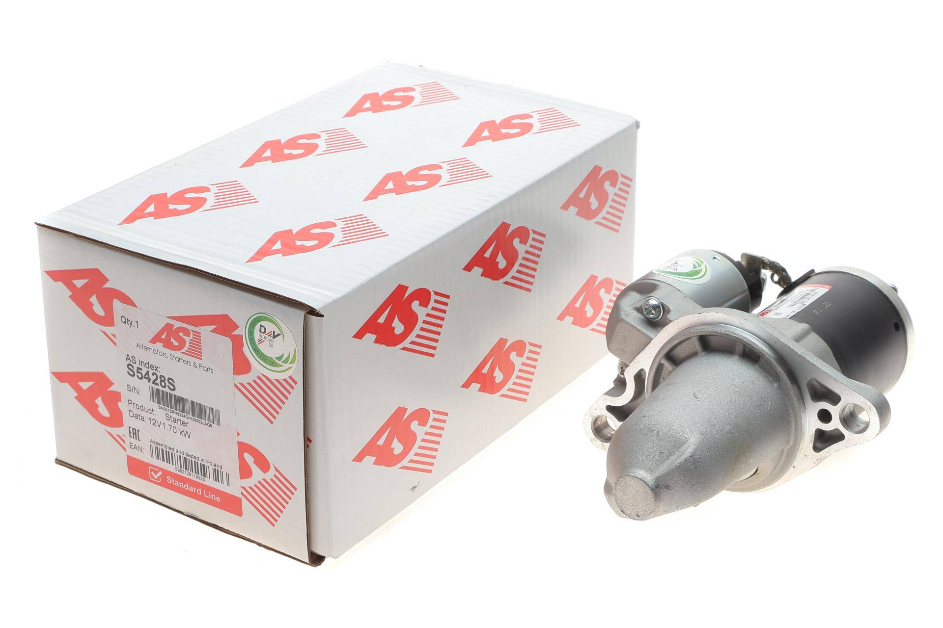 Стартер Nissan X-Trail/Renault Koleos 2.5 07- (12V/1.7KW) (z13)