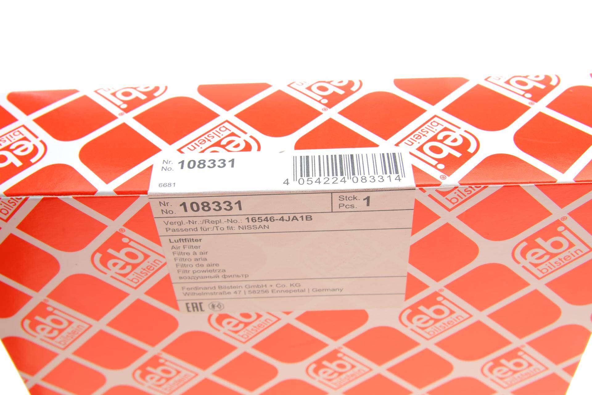 Фільтр повітряний Renault Alaskan 2.3dCi 17-/Nissan Navara 2.3dCi 15-