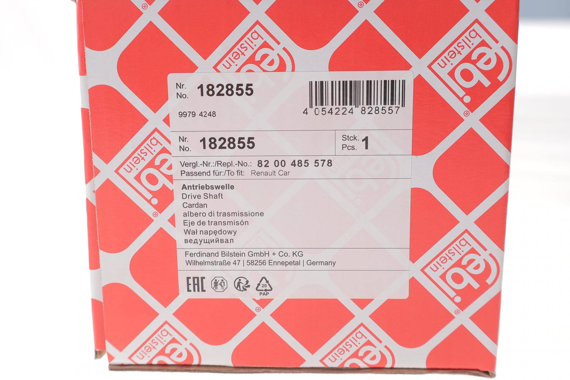 Піввісь (передня) Renault Master II 98- (L) (28x37,1x664x51T)