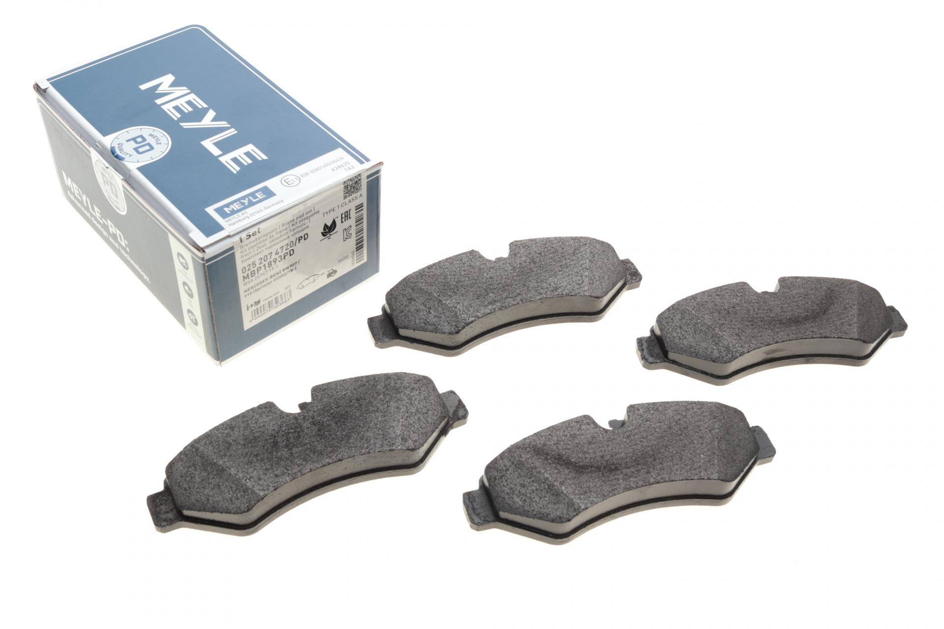 Колодки гальмівні (задні) MB Sprinter (907,910) 211-519 CDI 18-