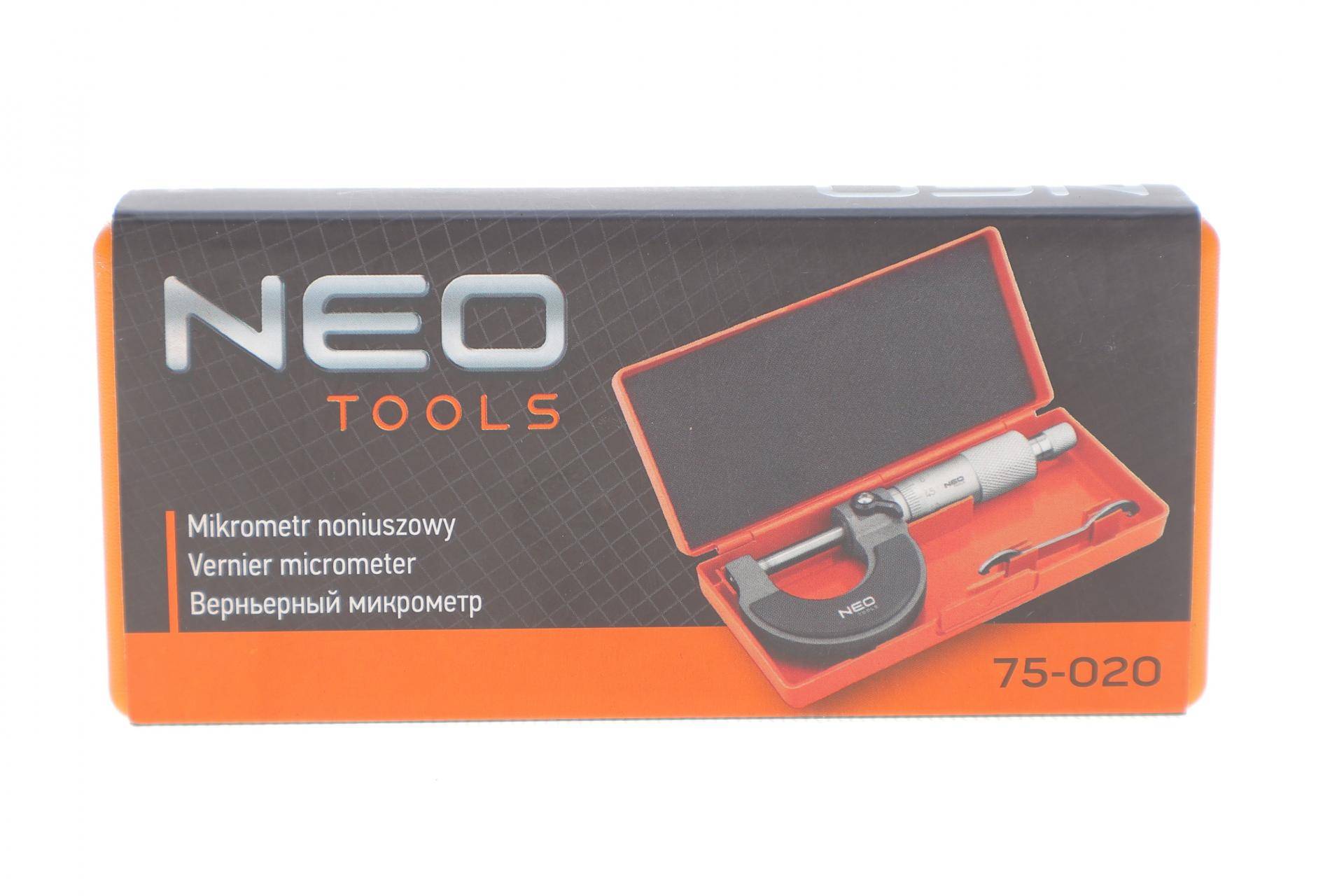 Мікрометр 0-25 мм (±0,01 мм/м)