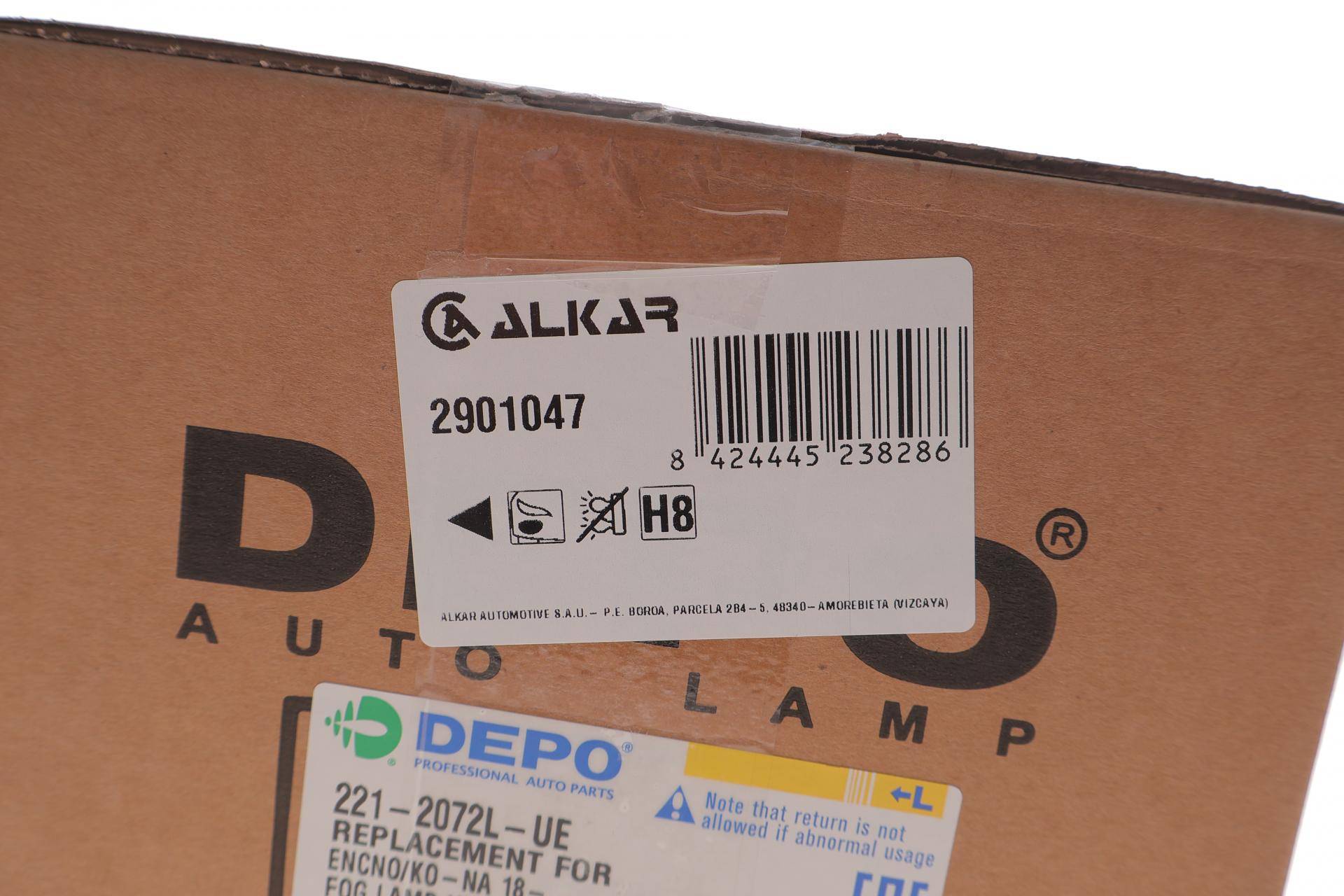 Фара протитуманна (передня) (L) Hyundai Kona EV 18- (H8)