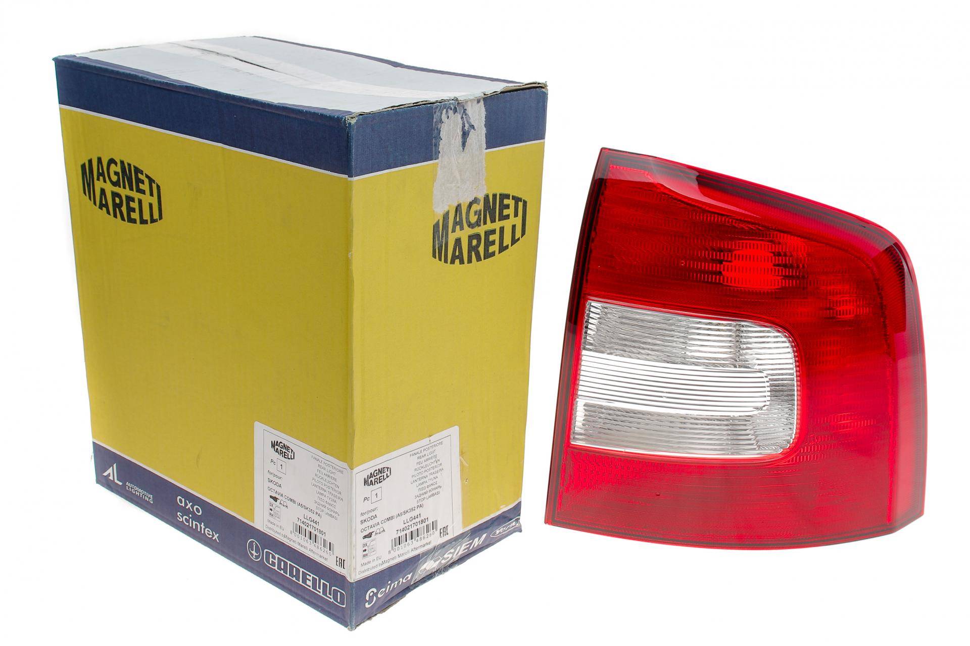 Ліхтар задній Skoda Octavia II 04-13 (R) (LLG441)