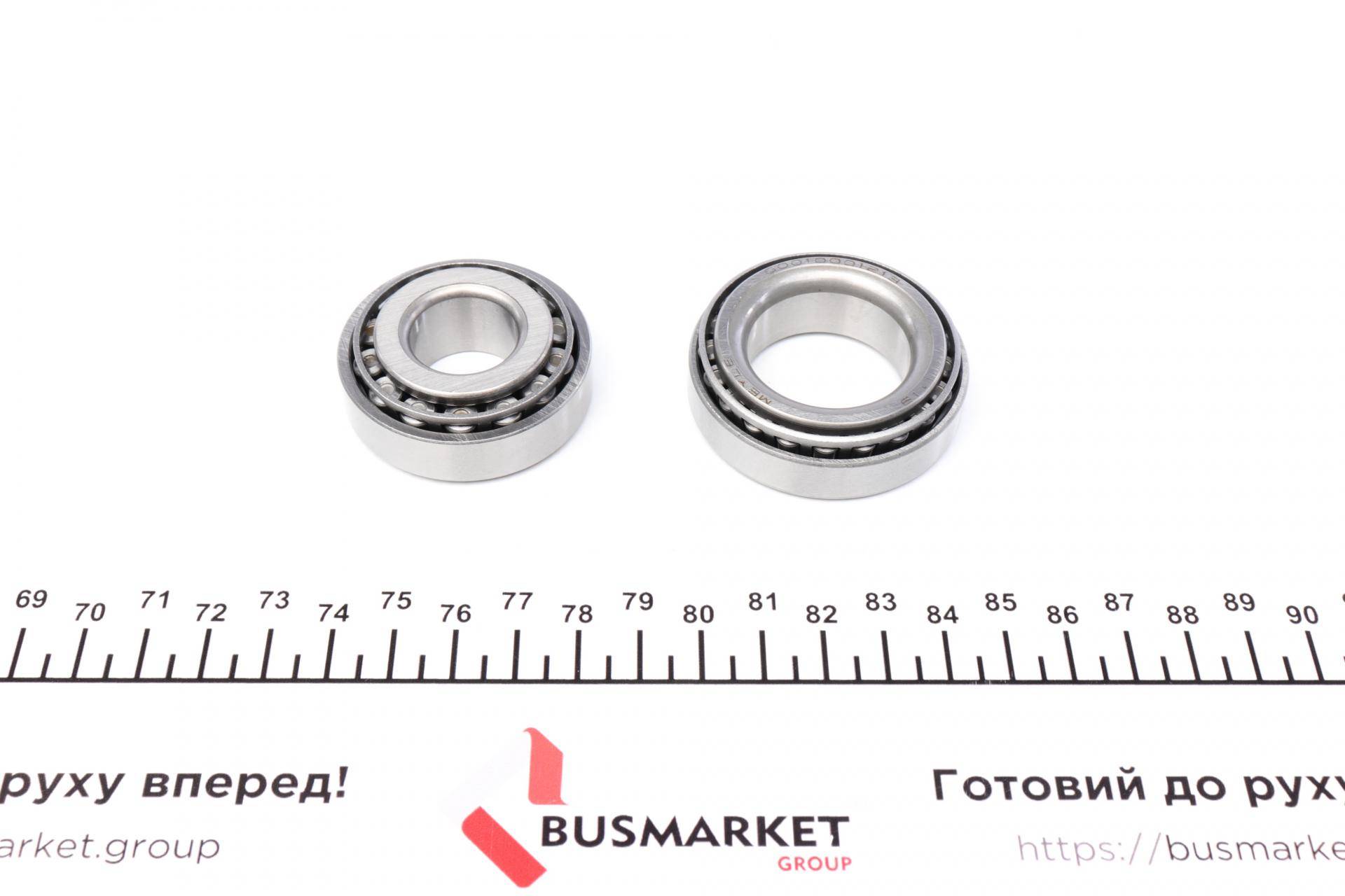 Підшипник маточини (задньої) VW Caddy II 92-04 (29x50x14.73/19x45x17) (к-кт)