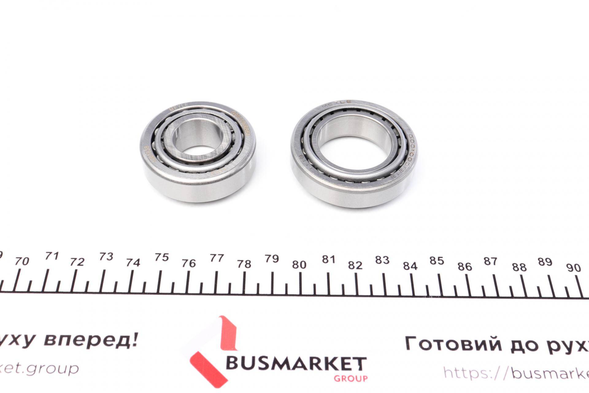 Підшипник маточини (задньої) VW Caddy II 92-04 (29x50x14.73/19x45x17) (к-кт)