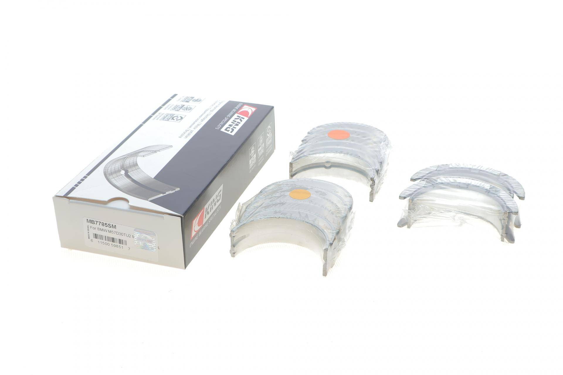 Вкладиші корінні BMW 3 (E46/E90)/5 (E60)/X5 (E53/E70) 3.0d (M57) 03-12 (STD)