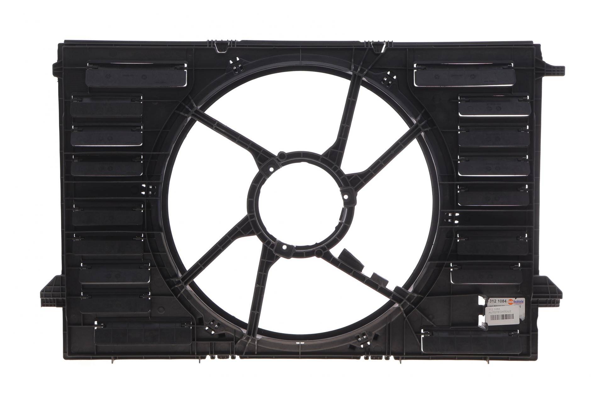 Дифузор радіатора Audi A4 15-/A5 17-/A6 19-/Q5 17-/A7/Q7 15-/Q8 18-/VW Touareg 18-23(пошкоджена направляюча)