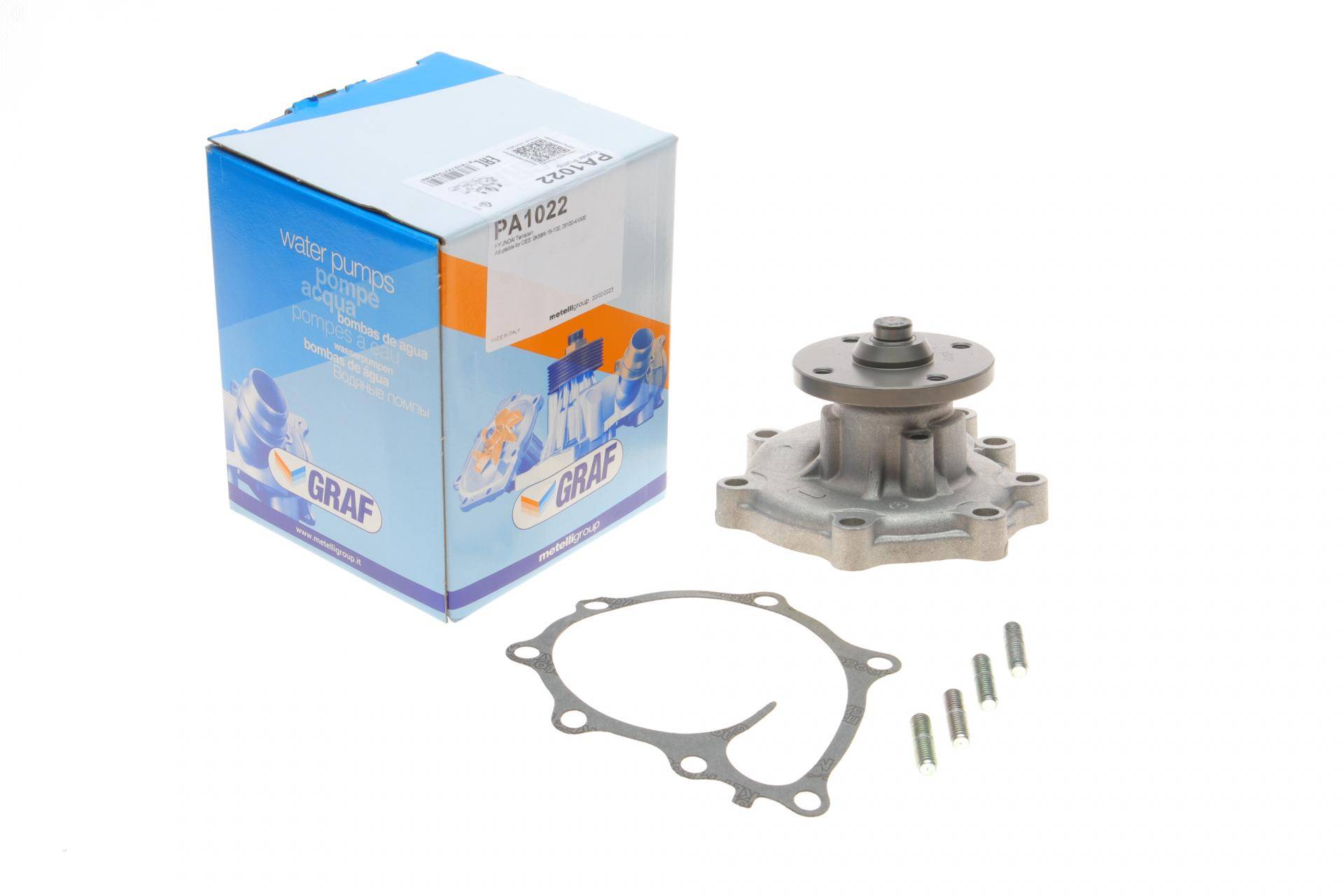 Помпа води Hyundai Terracan 2.9CRDi 01-06 (R/B) (6 лопастей)