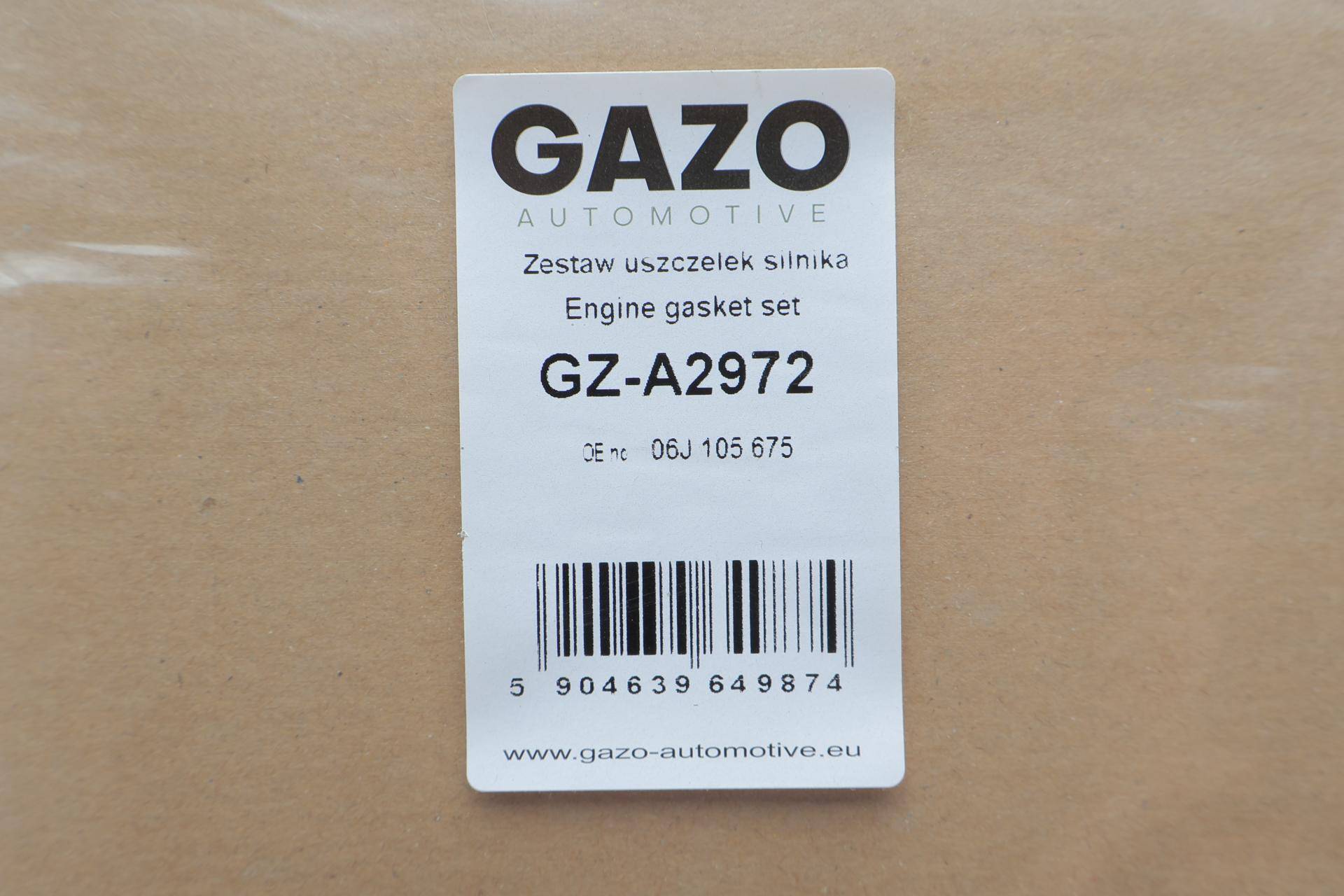 Комплект прокладок (верхній) Skoda Fabia/VW Polo 1.4 TDI 14-21 (без прокладки ГБЦ)