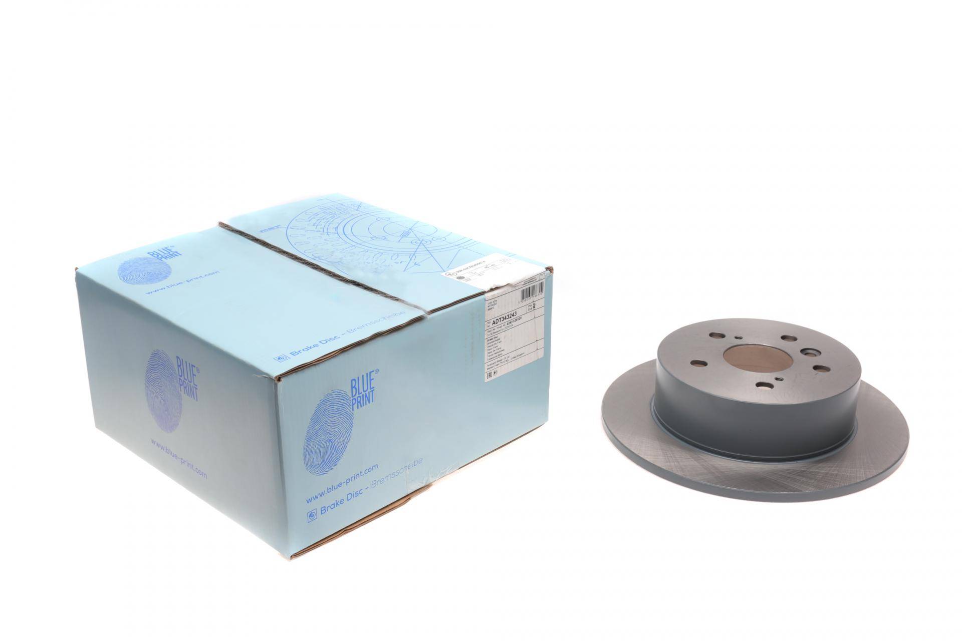 Диск гальмівний (задній) Toyota Camry/Lexus ES 11- (280.90x10) (з покриттям) (повний)