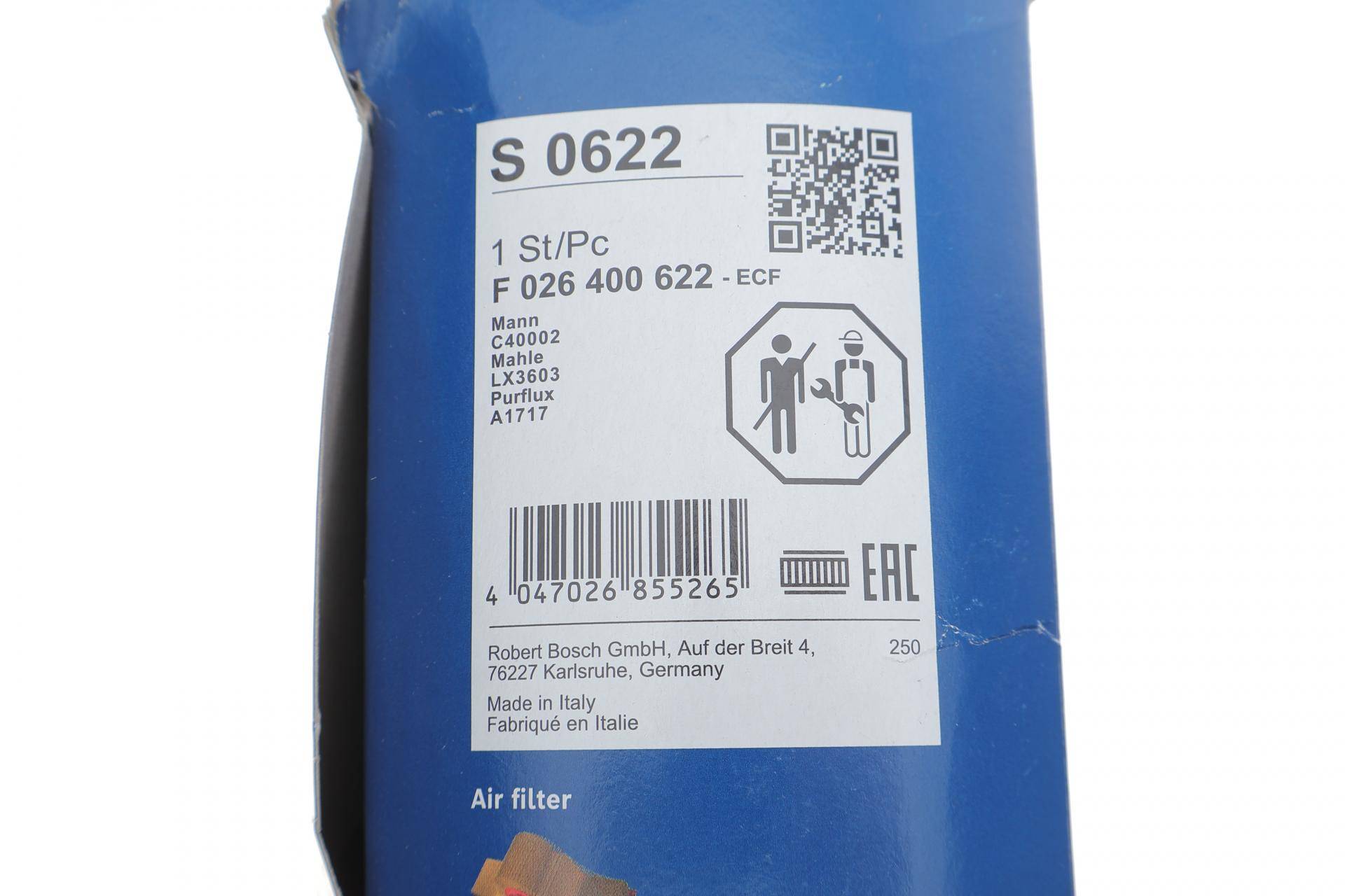 Фільтр повітряний Irisbus Daily 16/19 3.0 06-