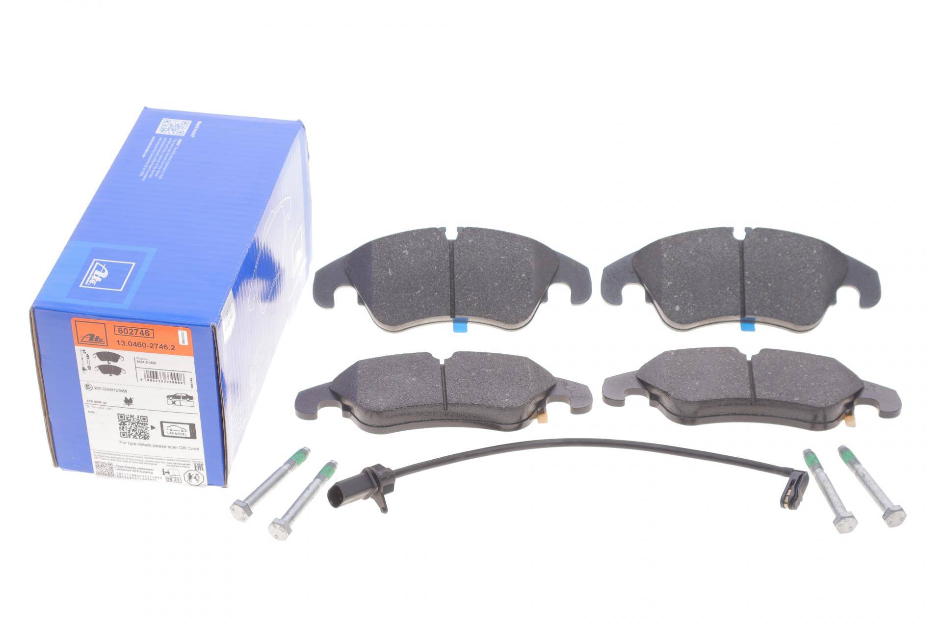 Колодки гальмівні (передні) Audi A4 07-16/A5 07-17 (Lucas/TRW) (+датчик)