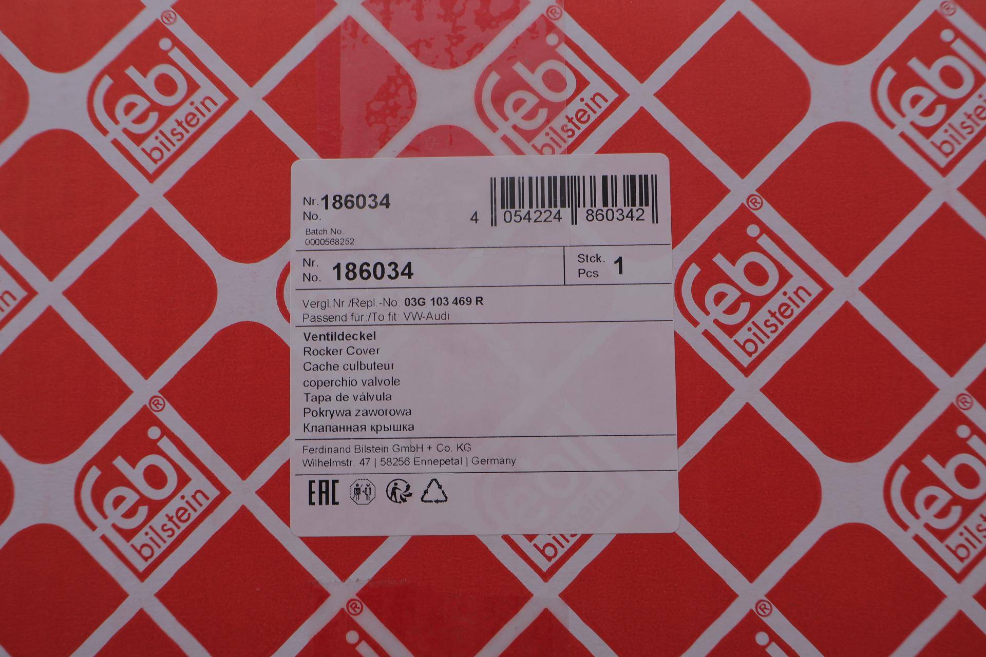 Кришка клапанів Audi A3/VW Golf V 2.0TDI 03-13