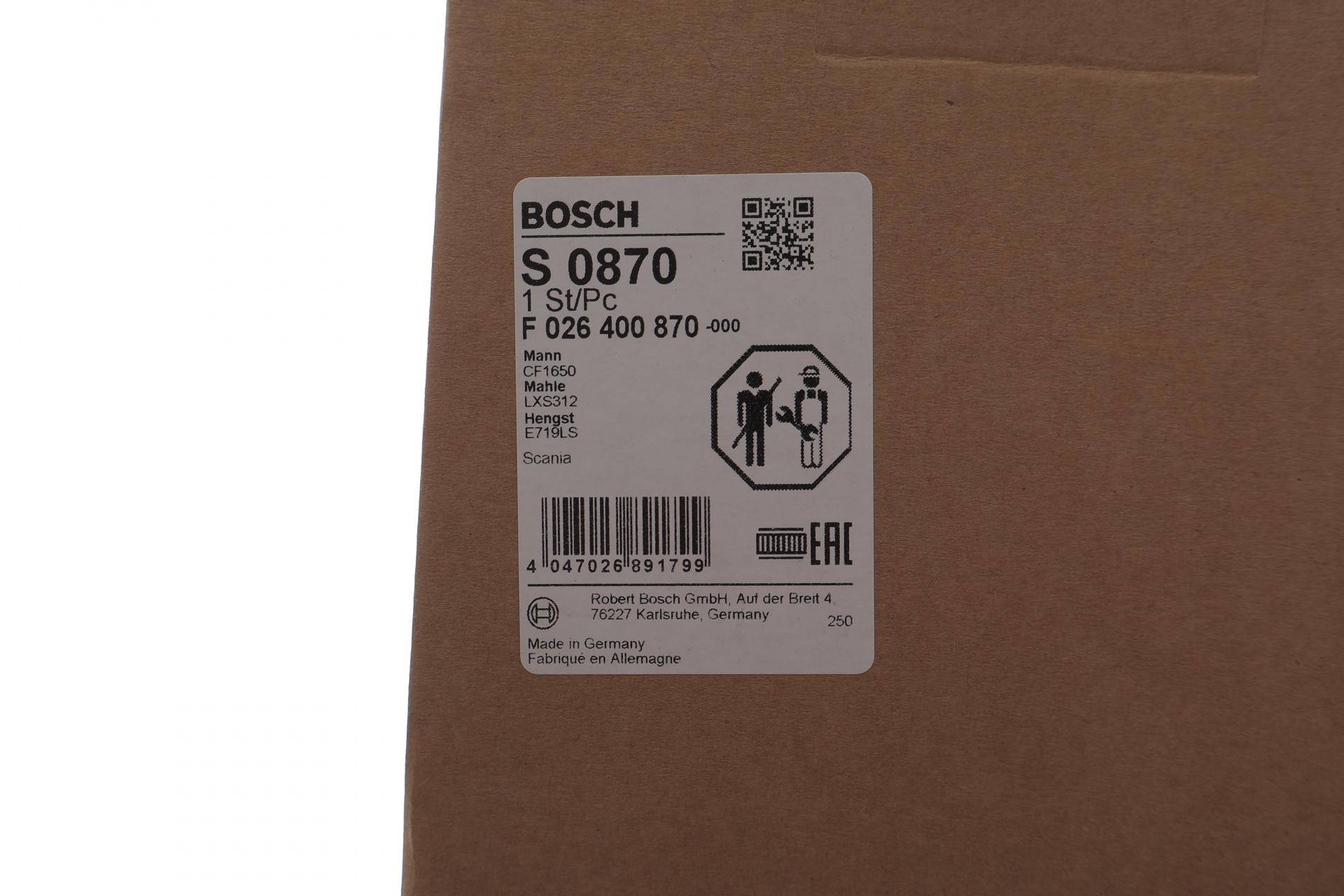 Фільтр повітряний MB Actros 08-