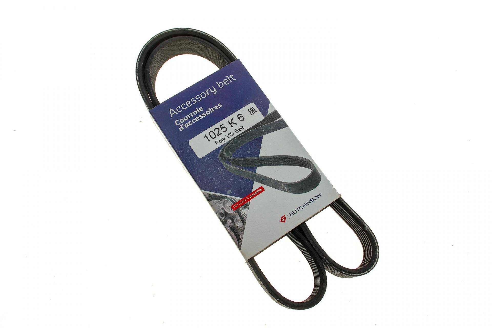 Ремінь генератора Audi A3/A4/Seat Leon/VW Caddy/Passat/Tiguan 1.6-2.0TDI (6PK1025)