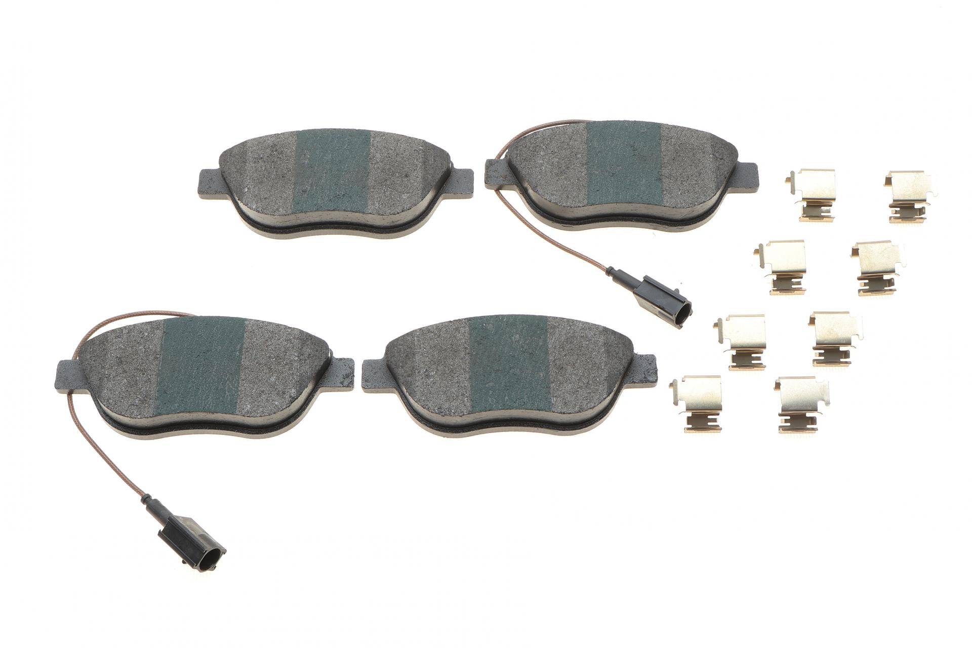 Колодки гальмівні (передні) Fiat Punto 1.3-1.6 D 09- (137x57.4) (з датчиком)