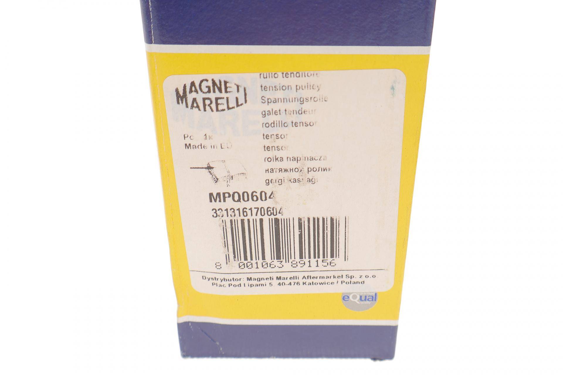 Ролик генератора Renault Trafic 1.9dСi (-AC) (натяжний) (65.5x26.5x17) (MPQ0604)