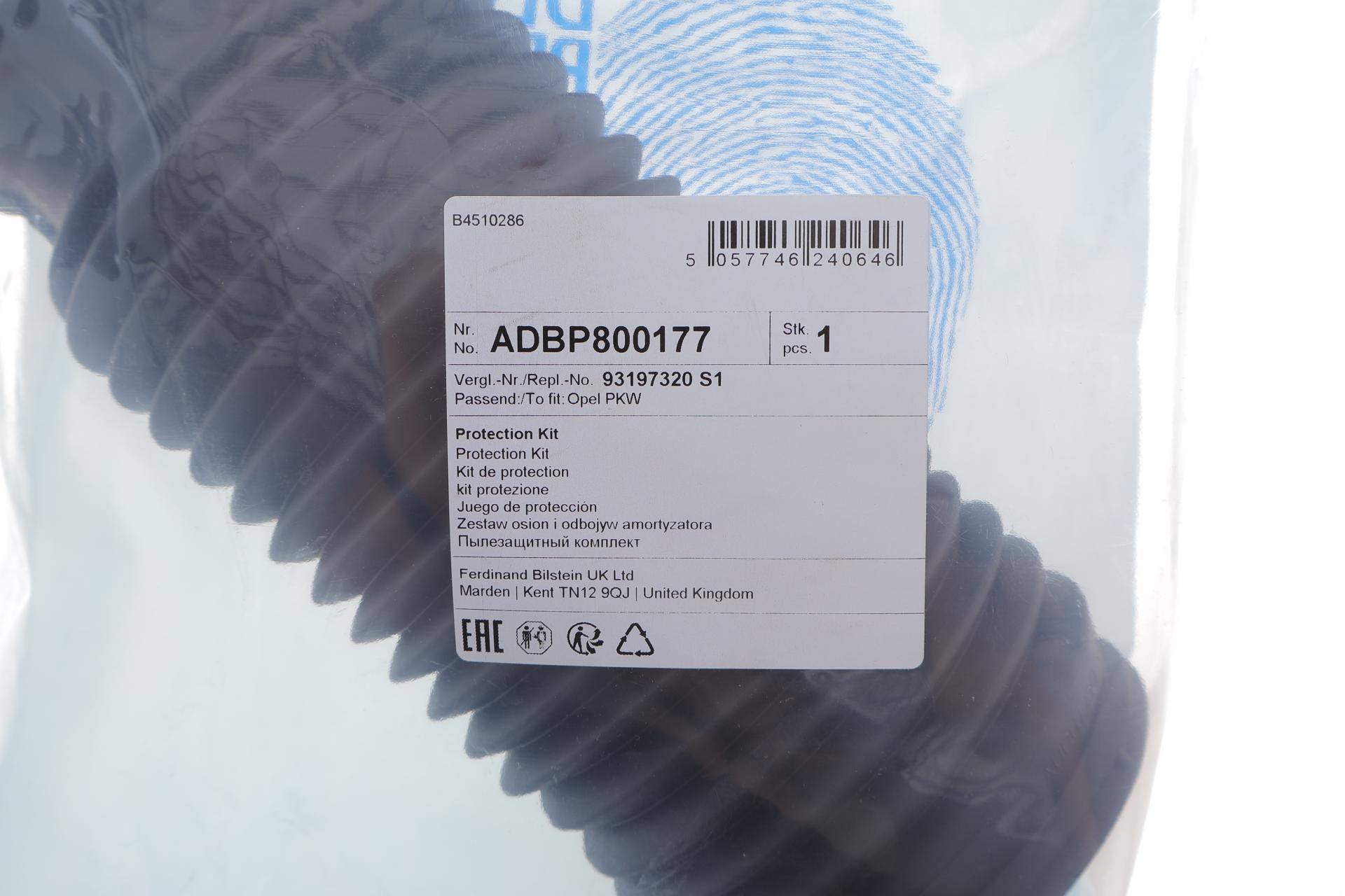 Пильник + відбійник амортизатора (переднього) (к-кт 2 шт.) Renault Master III 2.3CDTI 10-