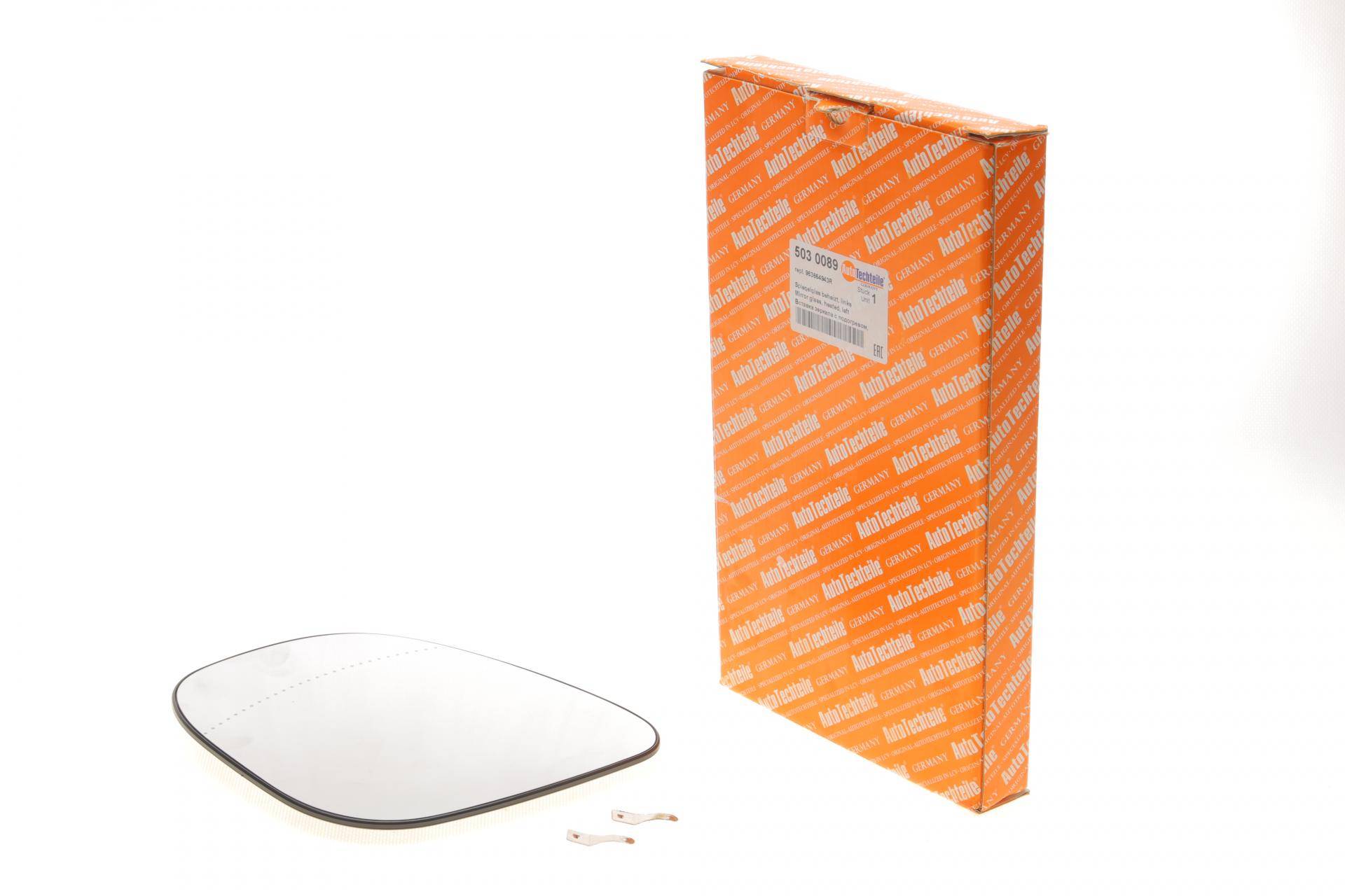 Скло дзеркала (з підігрівом) Renault Kangoo 13- (L)