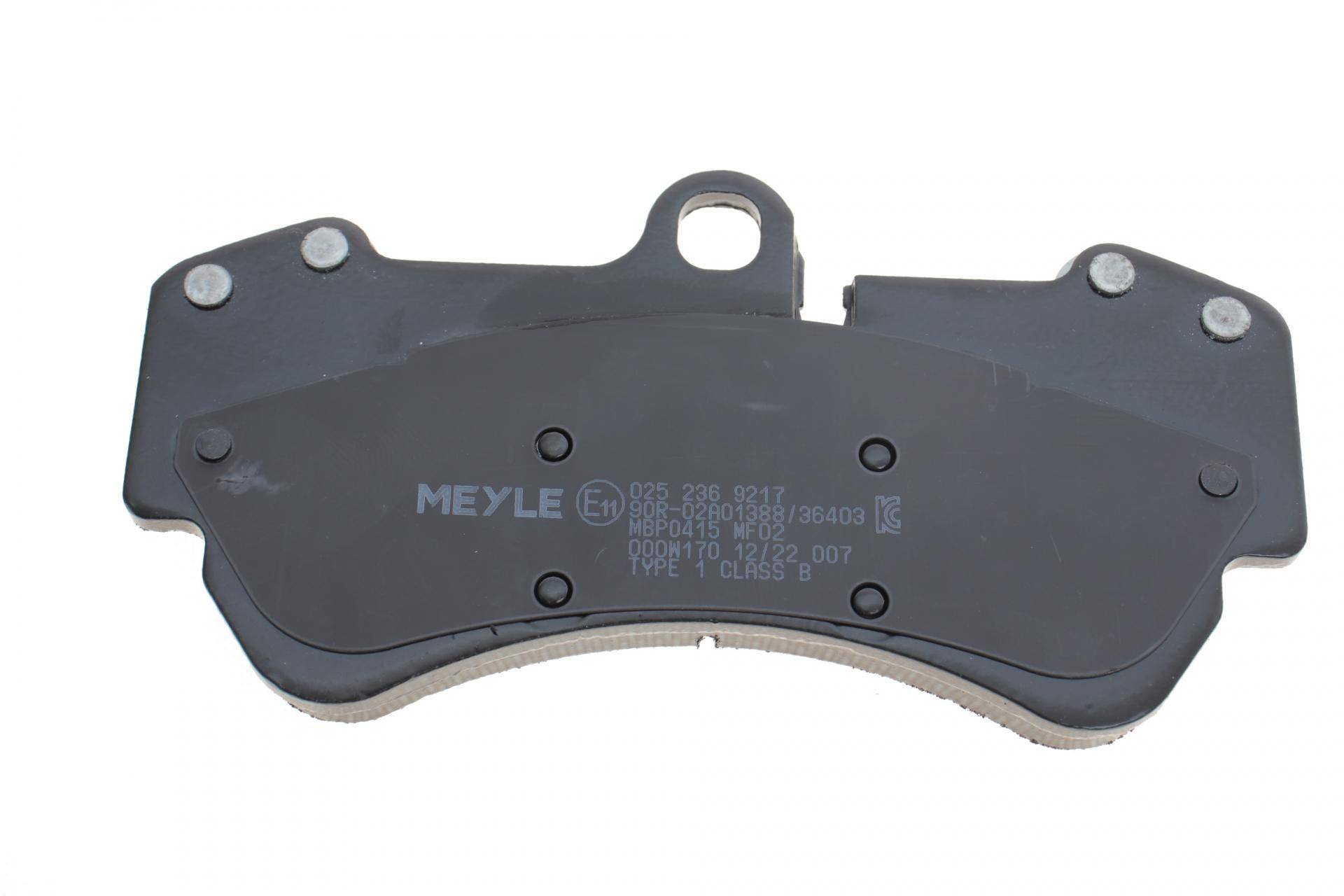 Колодки гальмівні (передні) Porsche Cayenne/VW Touareg 02-10 (Brembo) (190.2.x99.1x16.1)