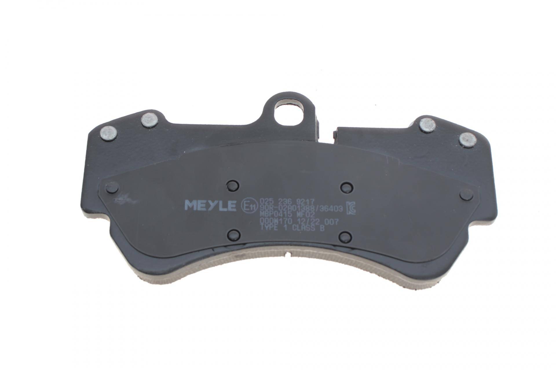 Колодки гальмівні (передні) Porsche Cayenne/VW Touareg 02-10 (Brembo) (190.2.x99.1x16.1)