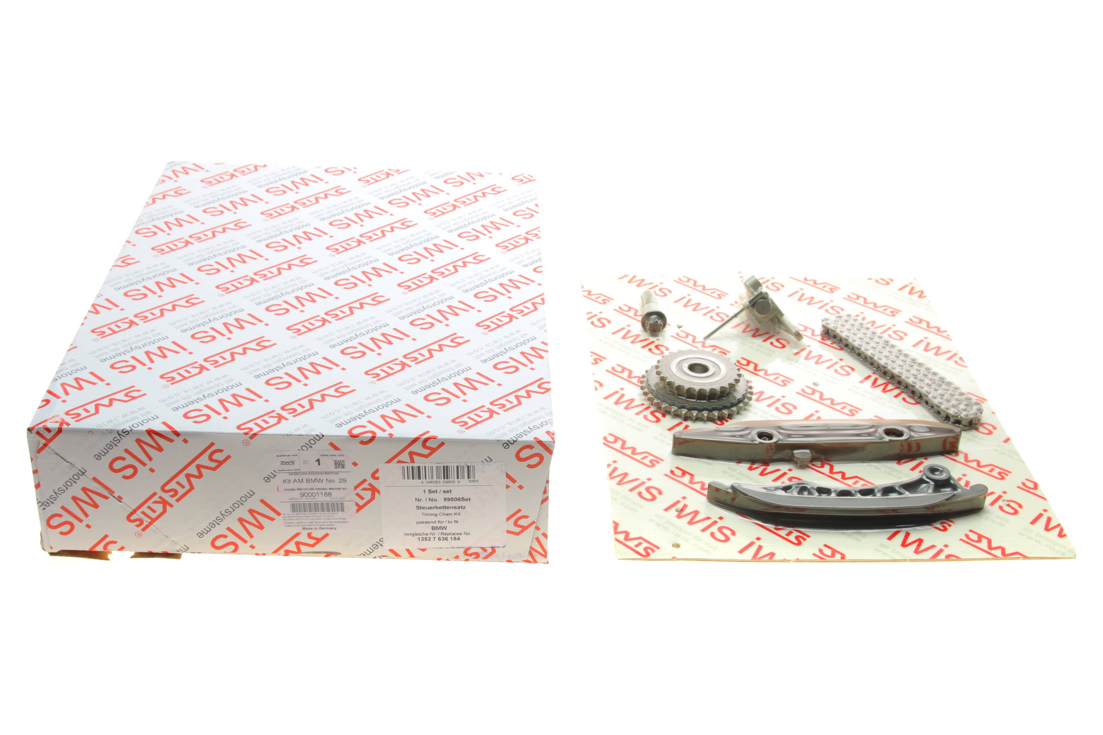 Комплект ланцюга ГРМ BMW 3 (F30/F80)/7 (G11/G12) 15-19 B58 B30