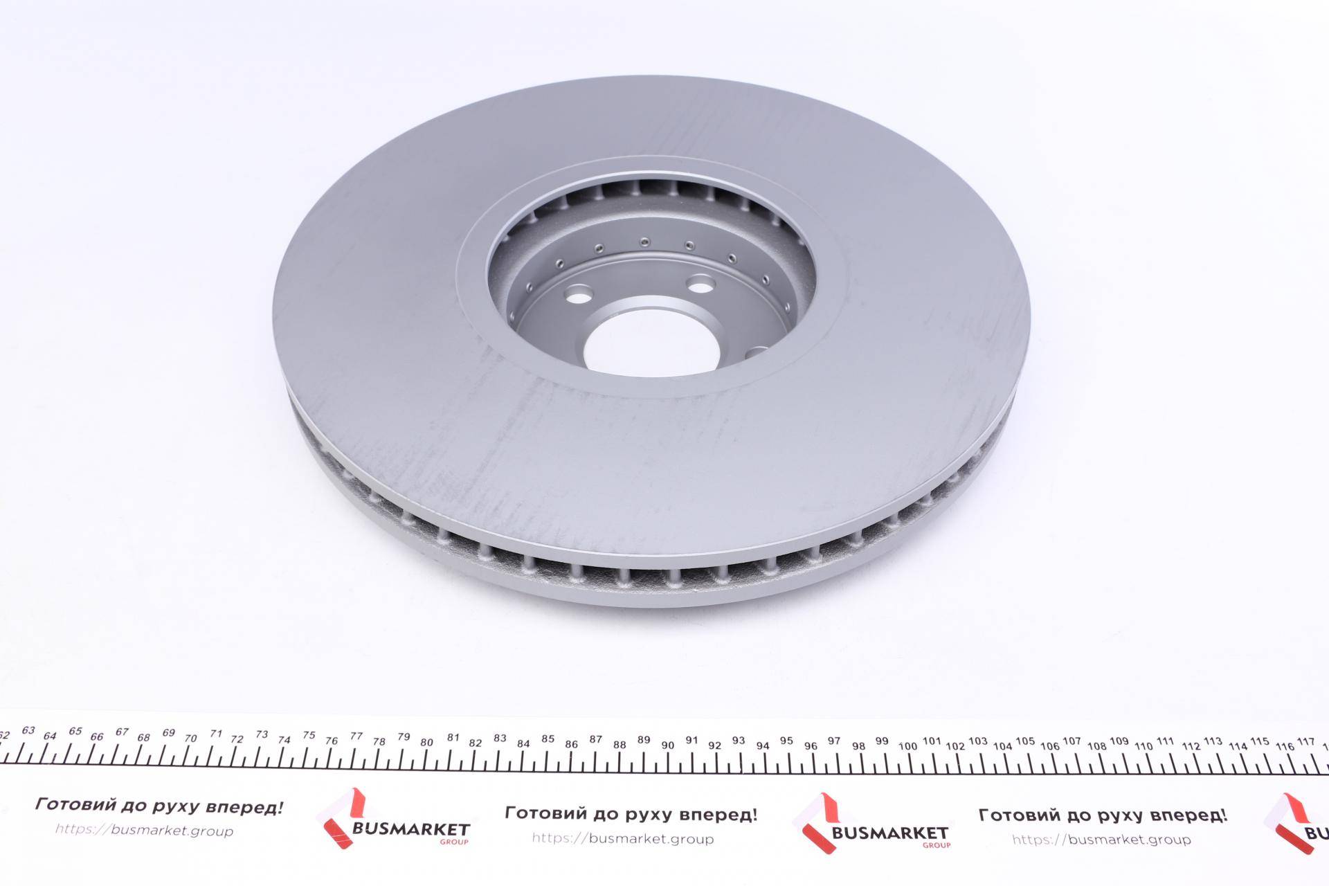 Диск гальмівний (передній) BMW X5/X6 06- (385x36) (R) PRO+